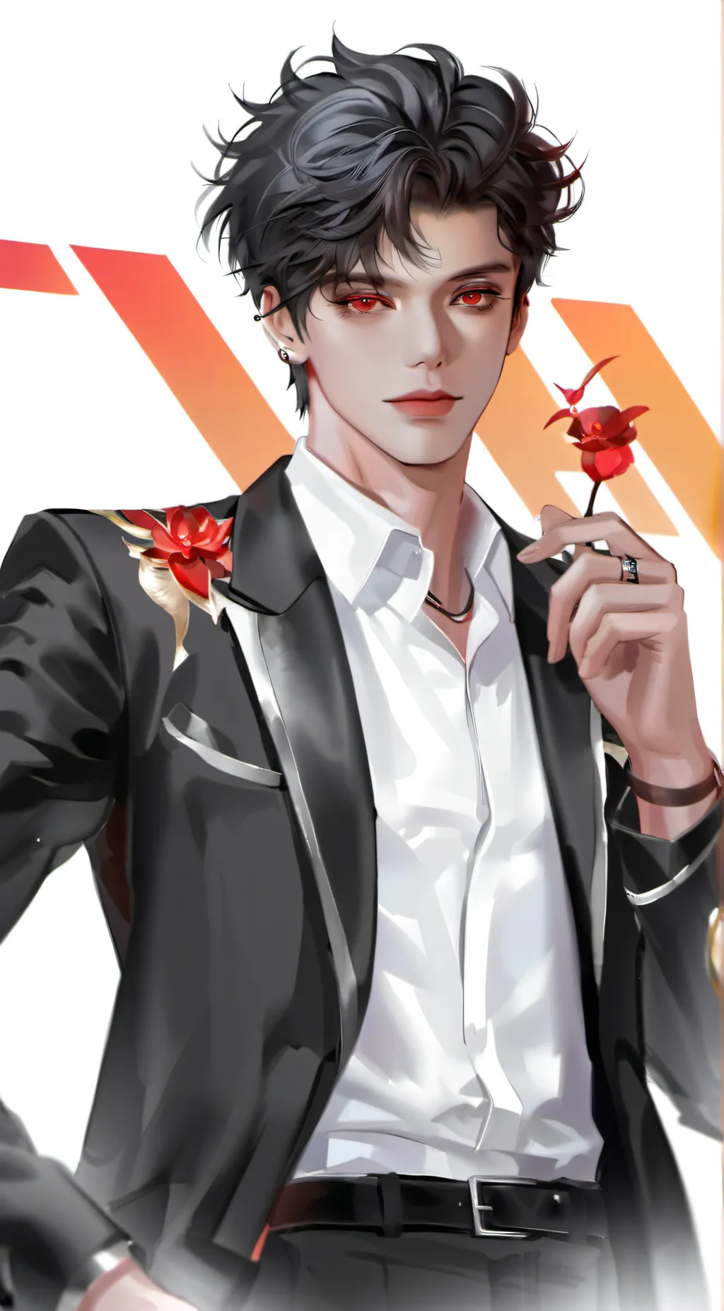 ai character: Stefan  background