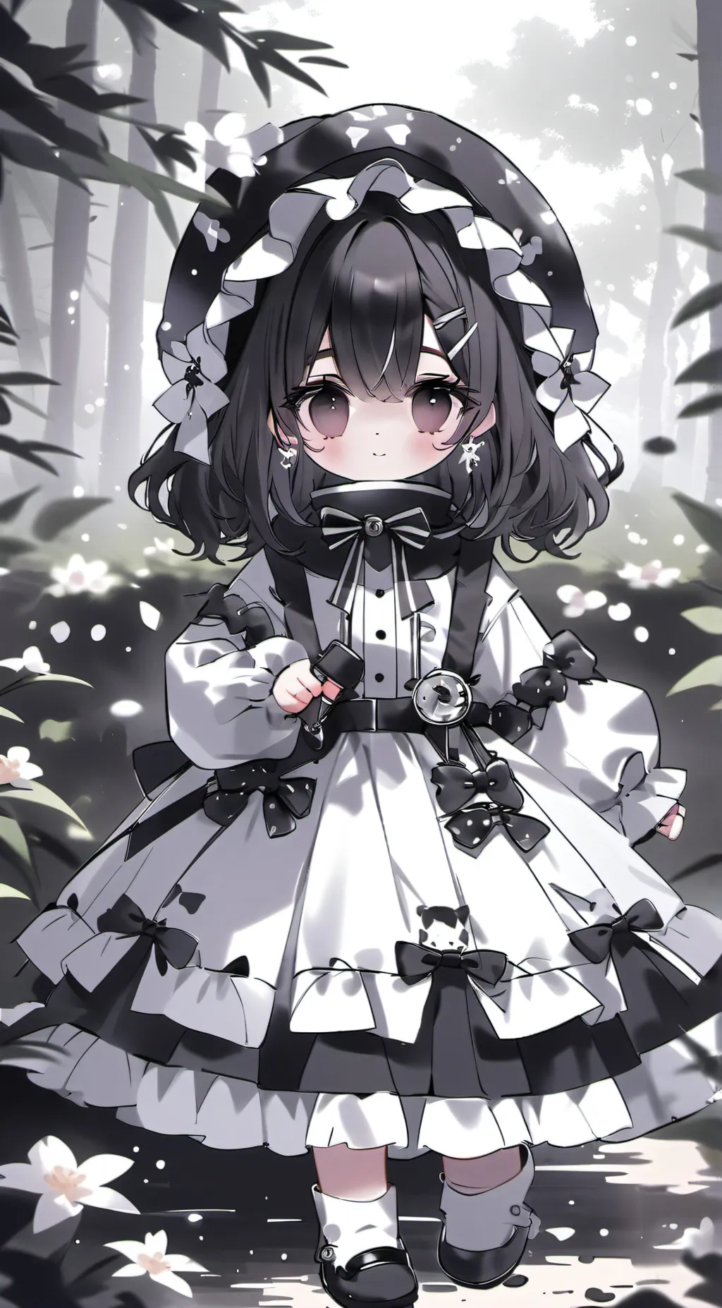 ai character: Color princess  background