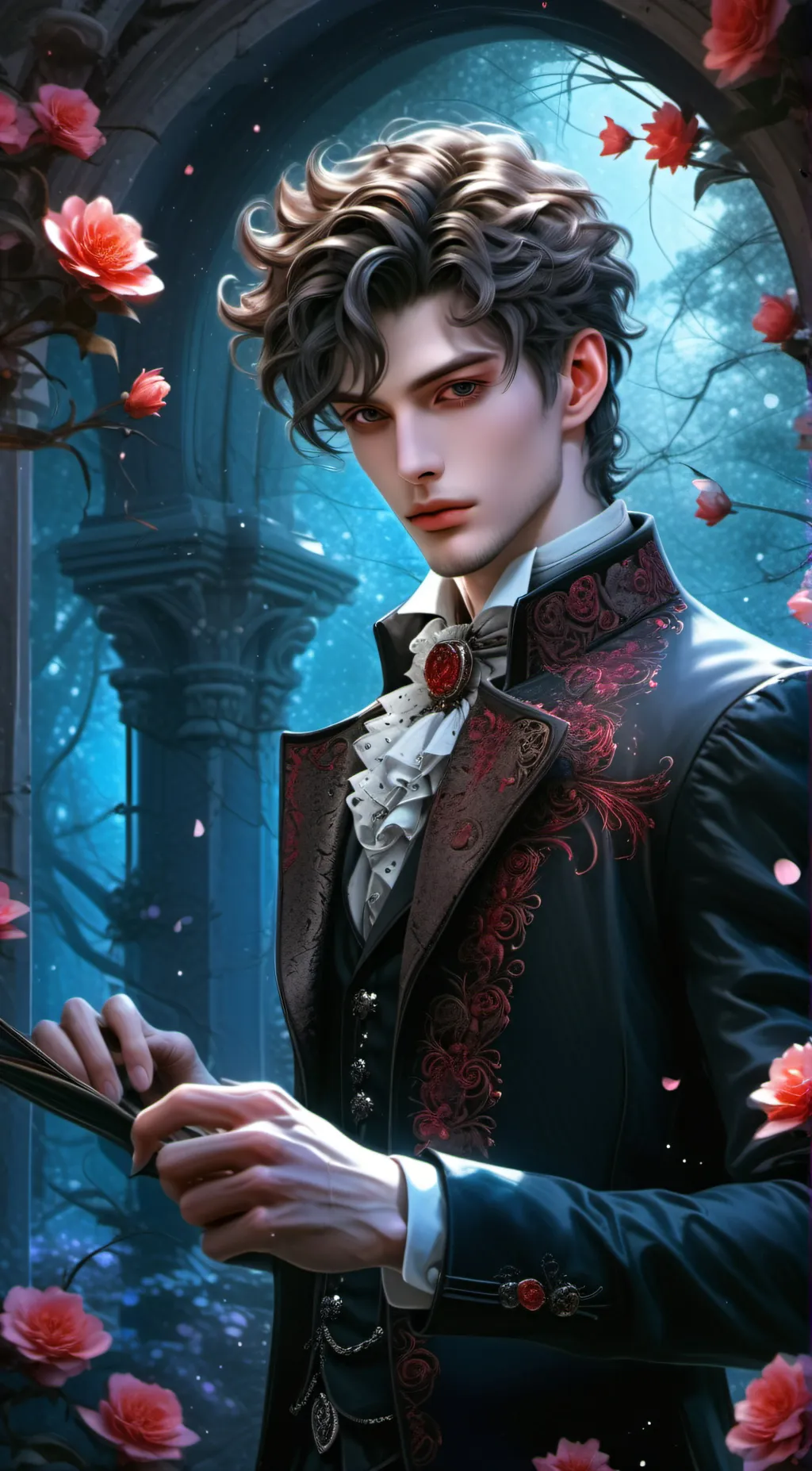 ai character: Melvin background