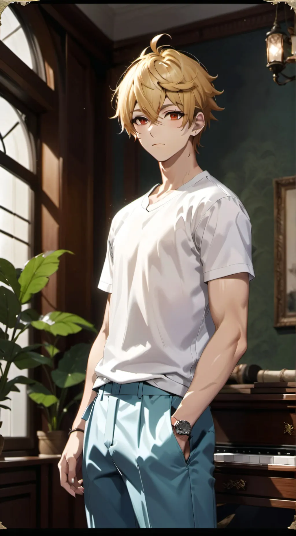 ai character: Leo background