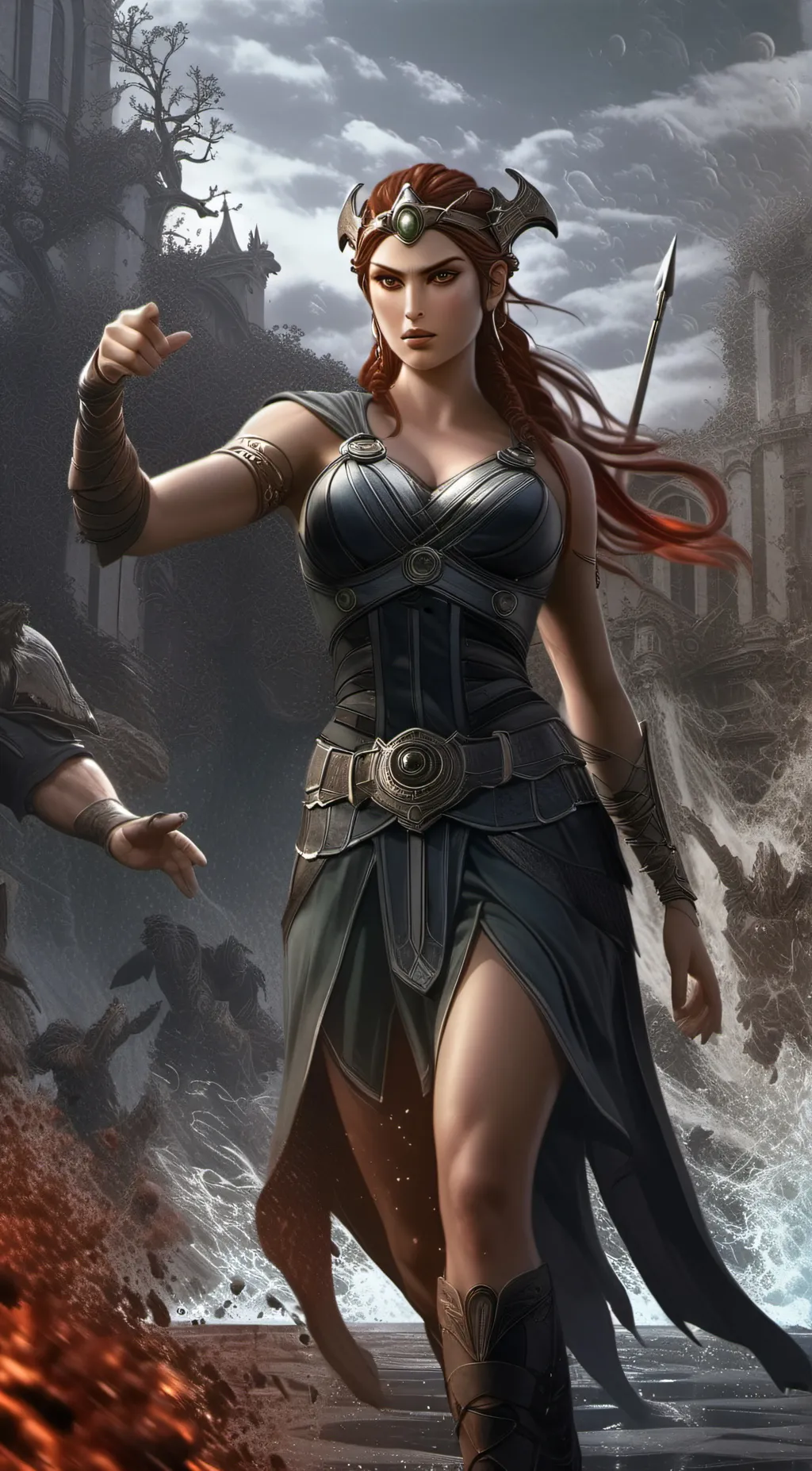 ai character: Athena background