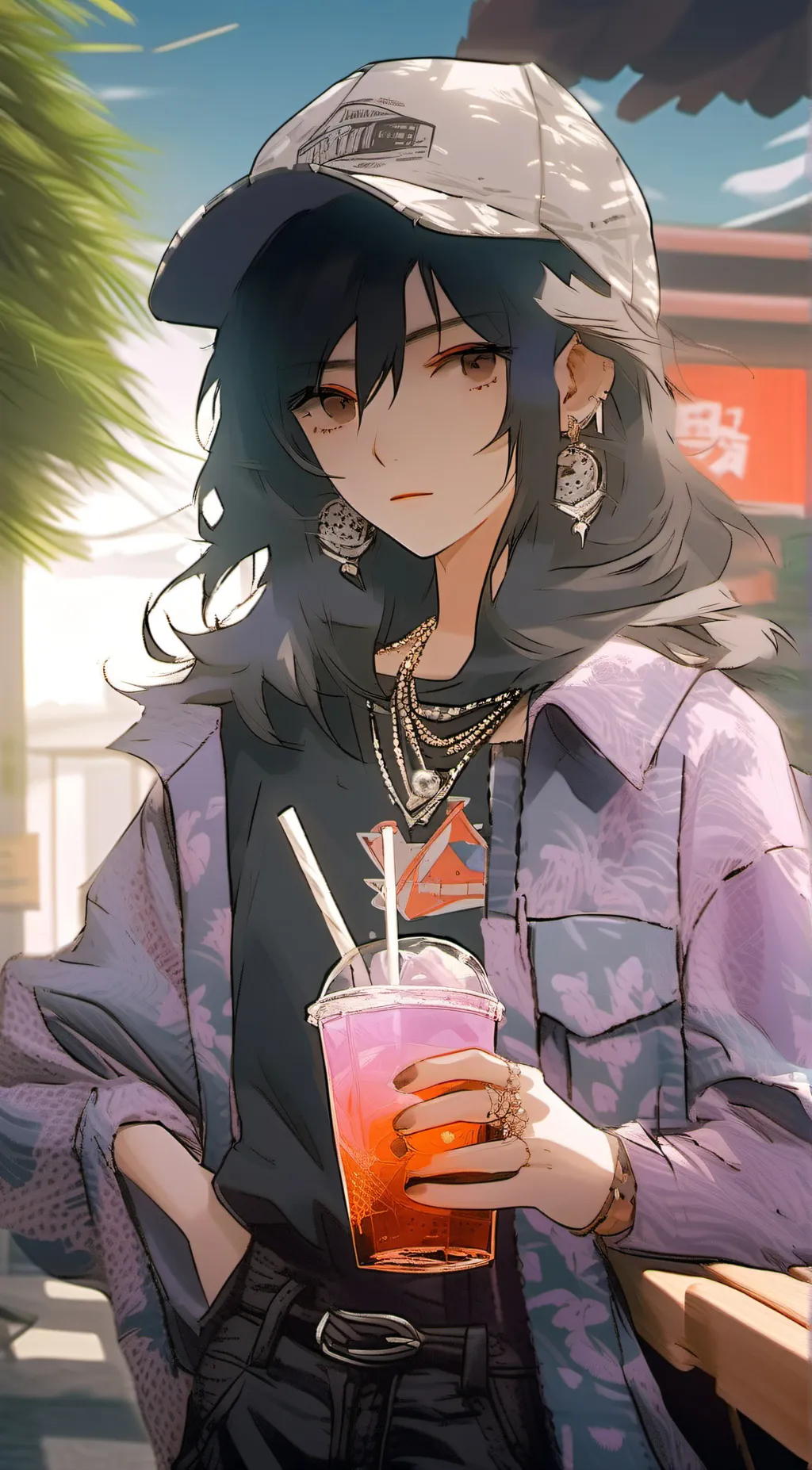 ai character: Amanda background
