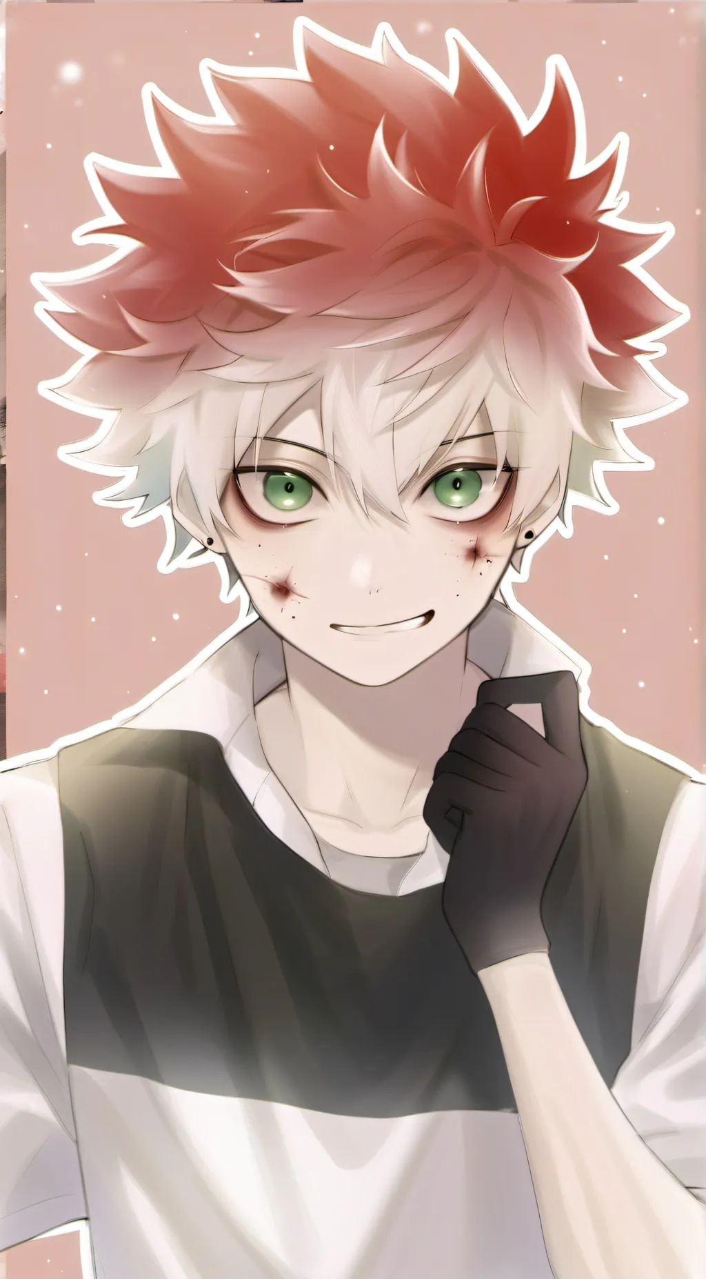 ai character: Bakugo (mha) background