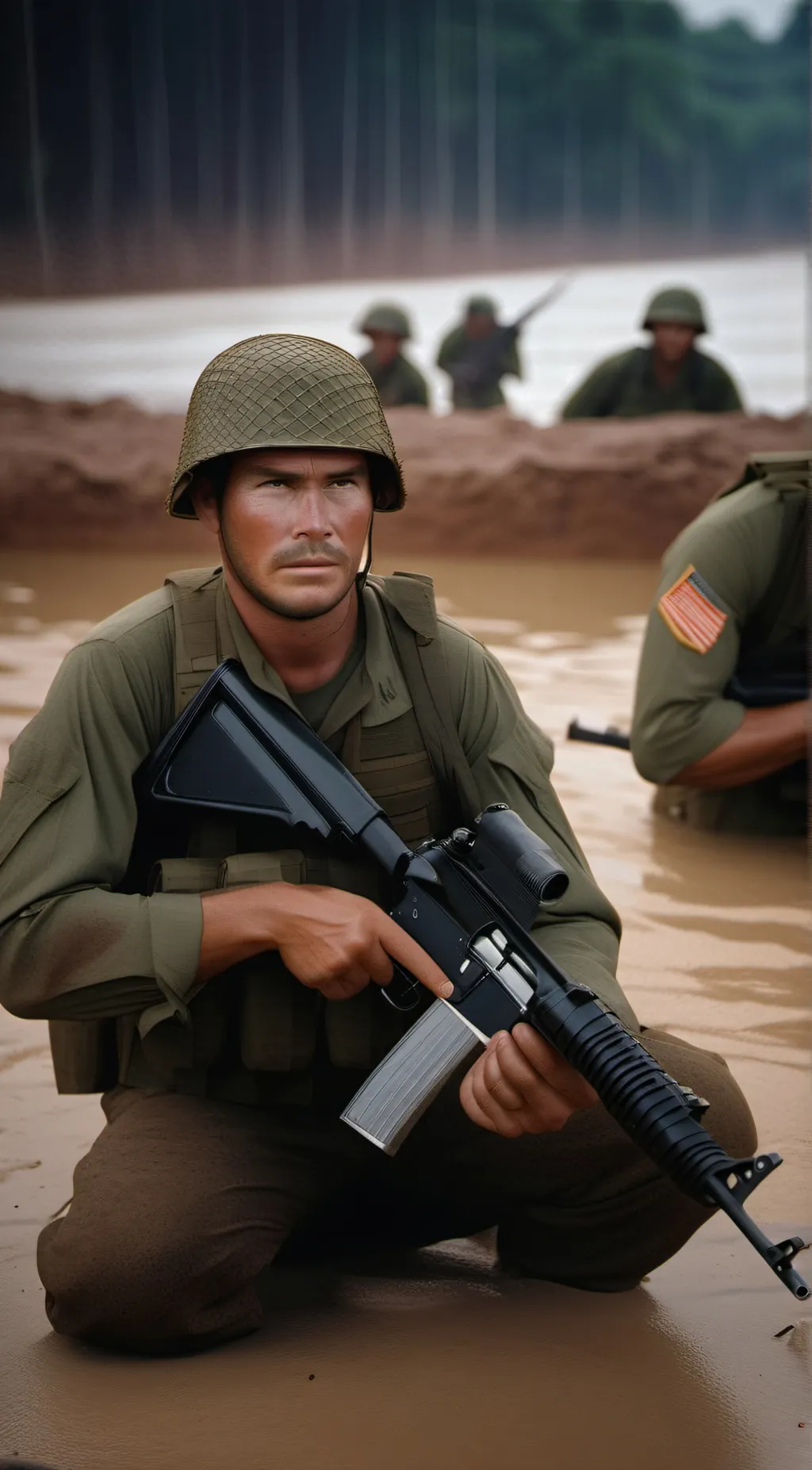 ai character: u.s army background