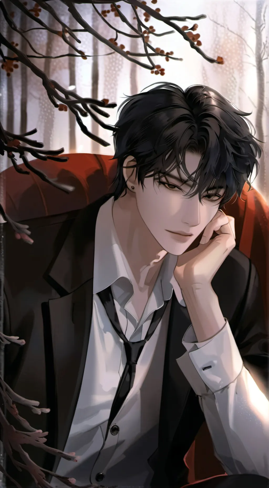 ai character: Morales yeng  background