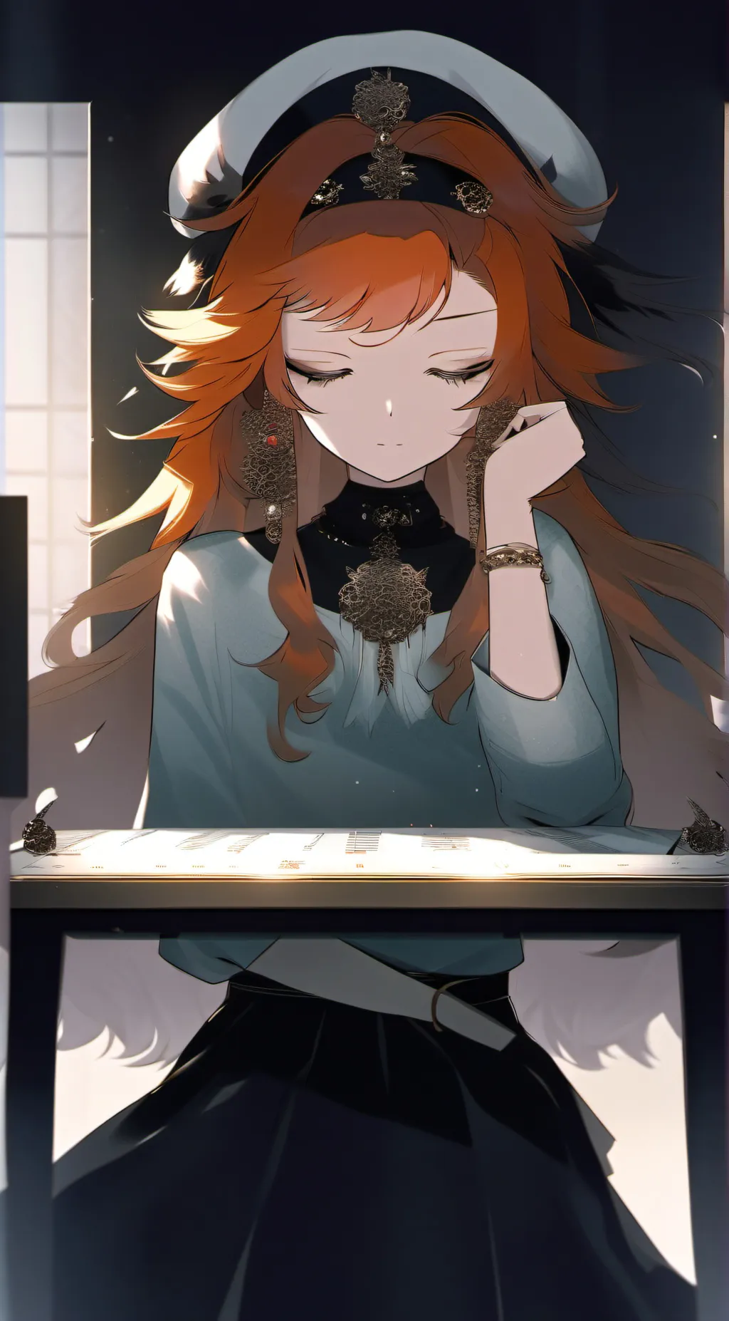 ai character: suki  background
