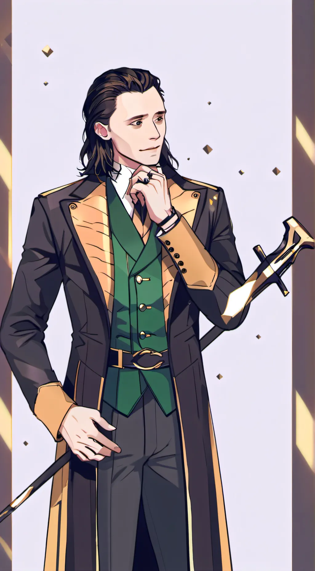 ai character: Loki background