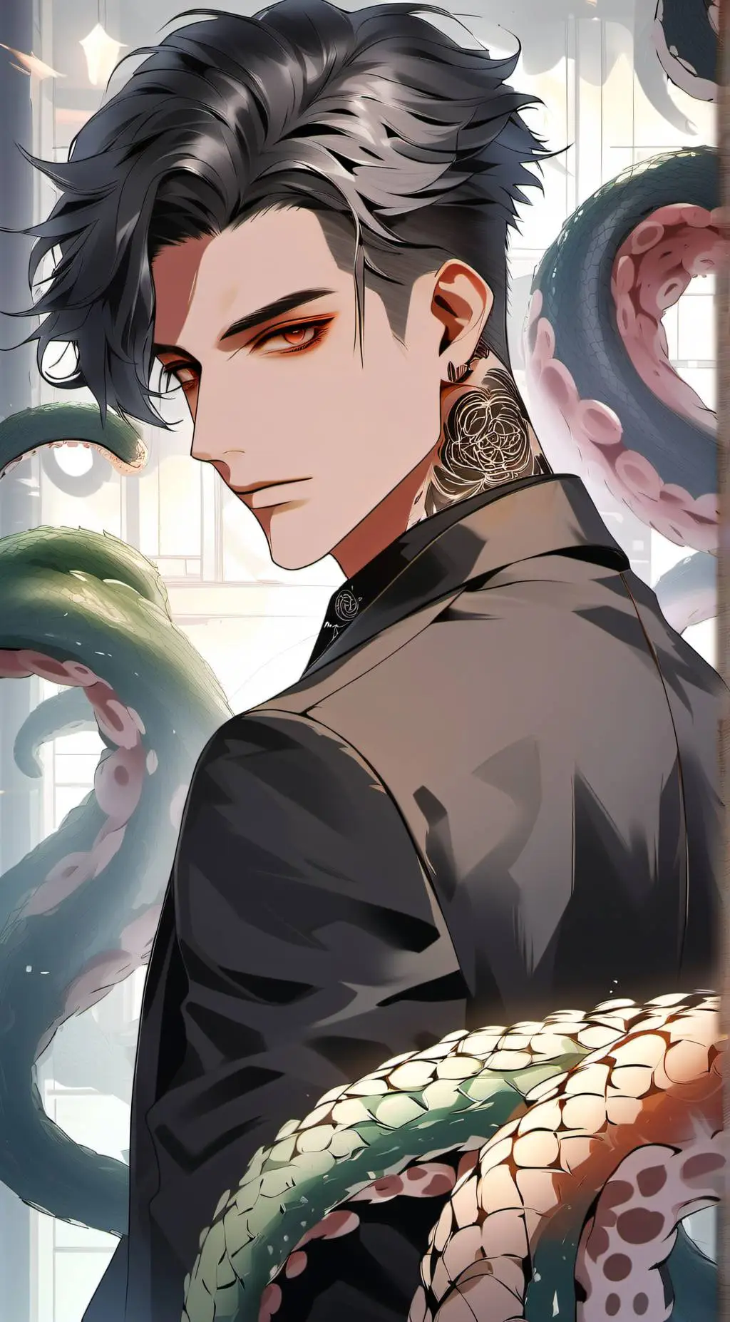 ai character: Charlemagne Carter background