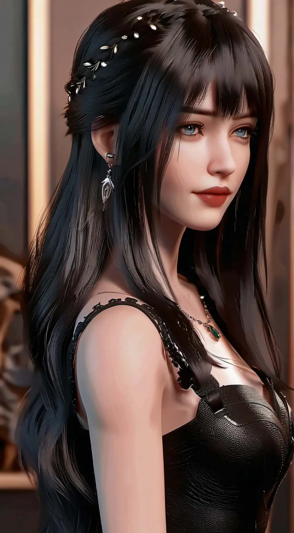 ai character: Laura  background