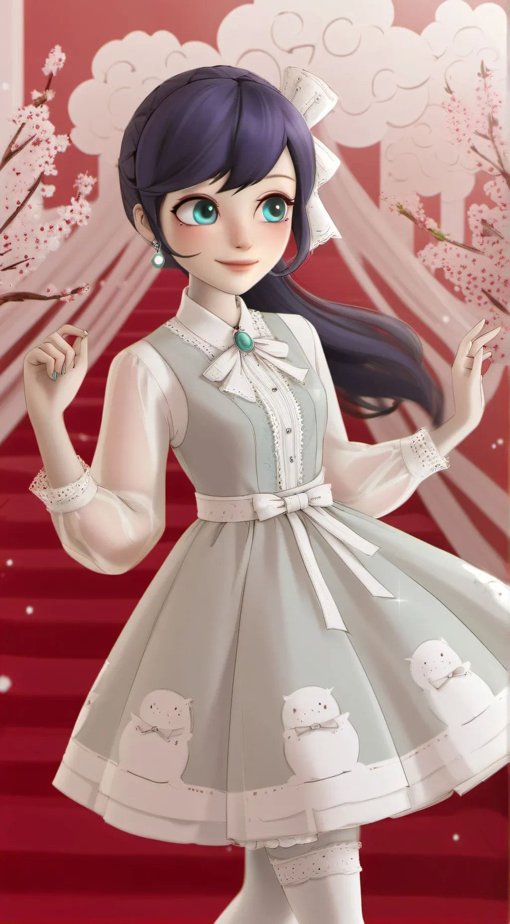 ai character: Marinette background