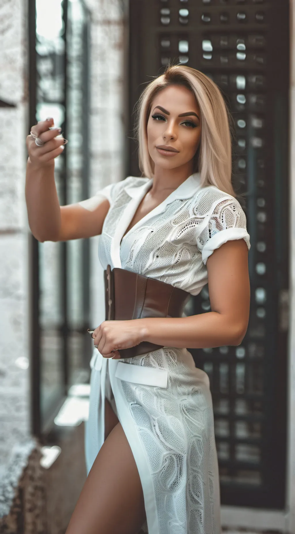 ai character: liv Morgan  background