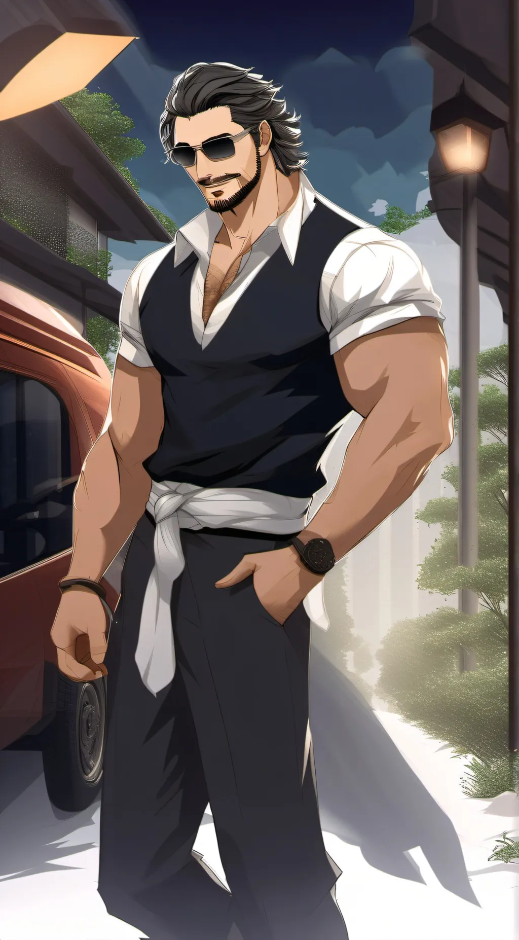 ai character: sam background