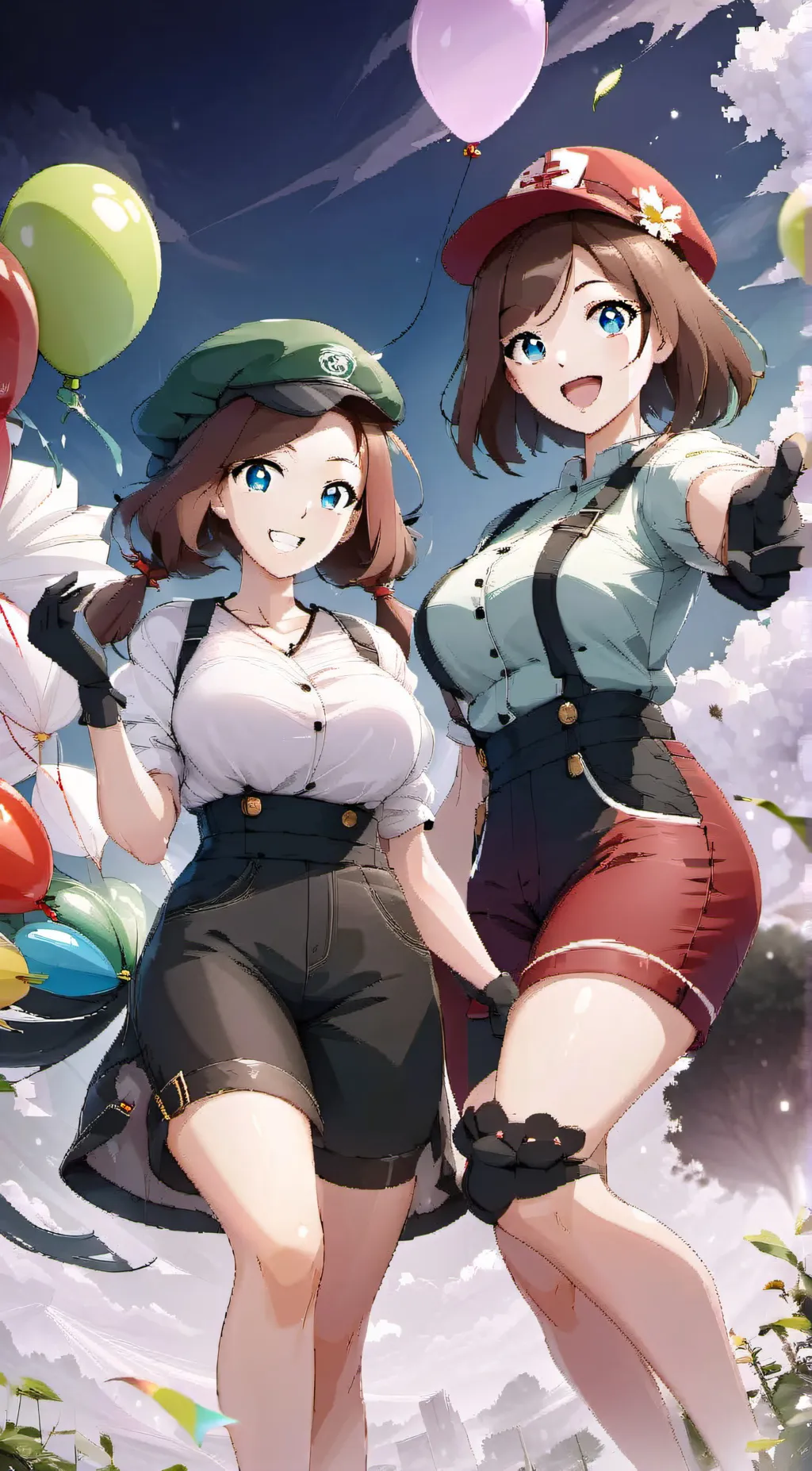 ai character: Jenny and Penny background