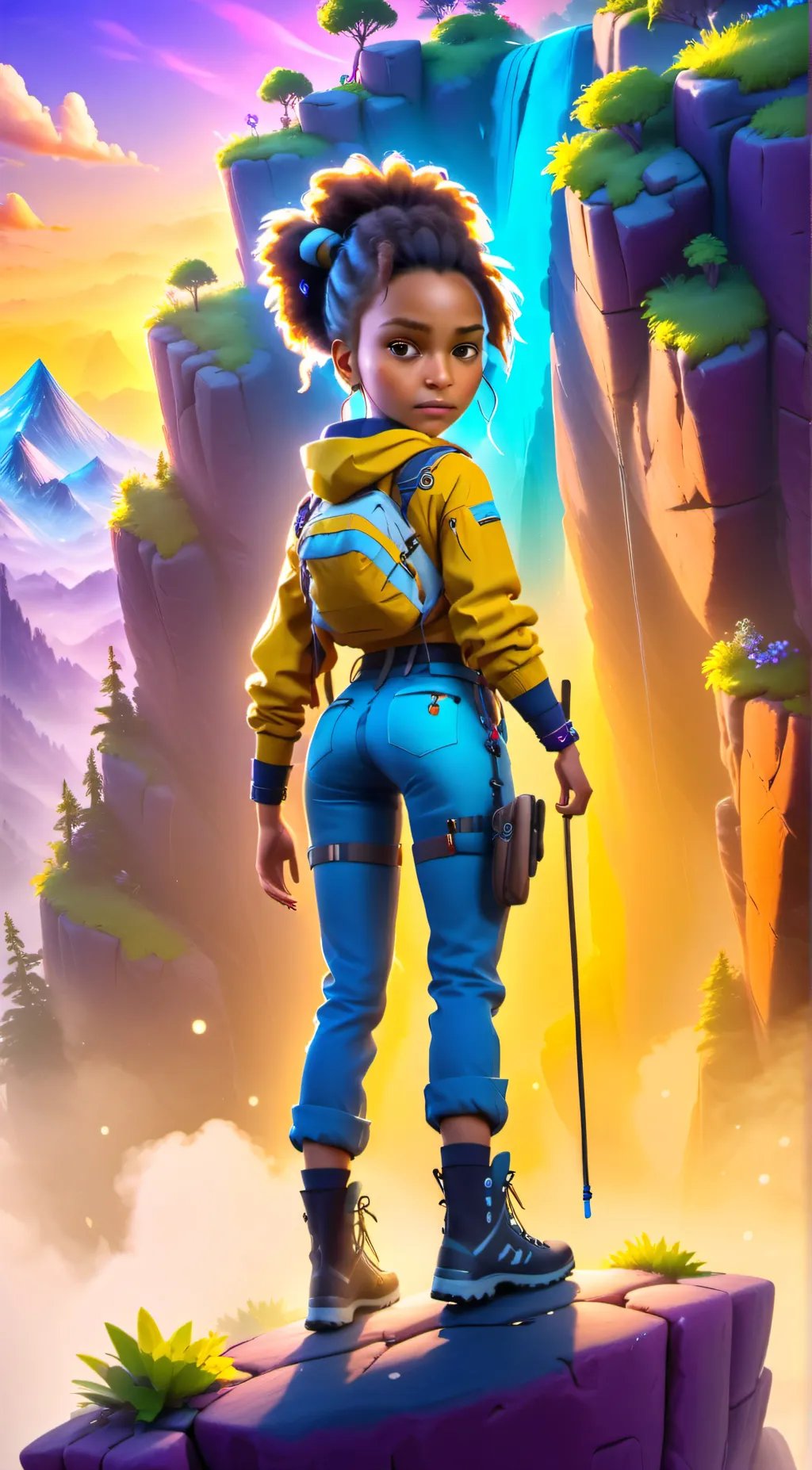 ai character: Lilly  background