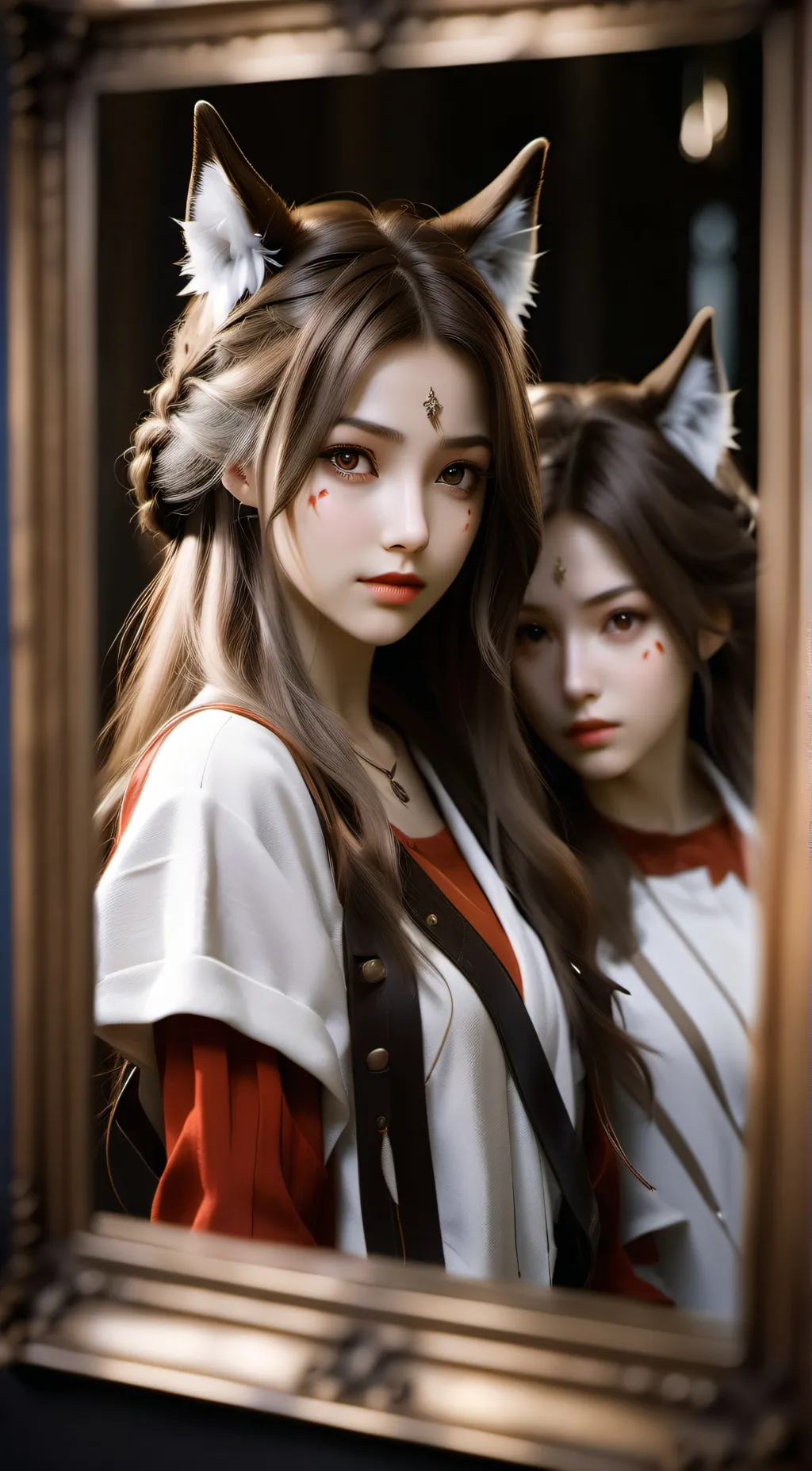 ai character: Ashley and Nova background