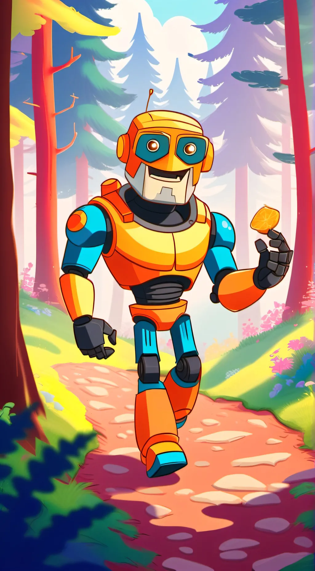 ai character: the lost robot background