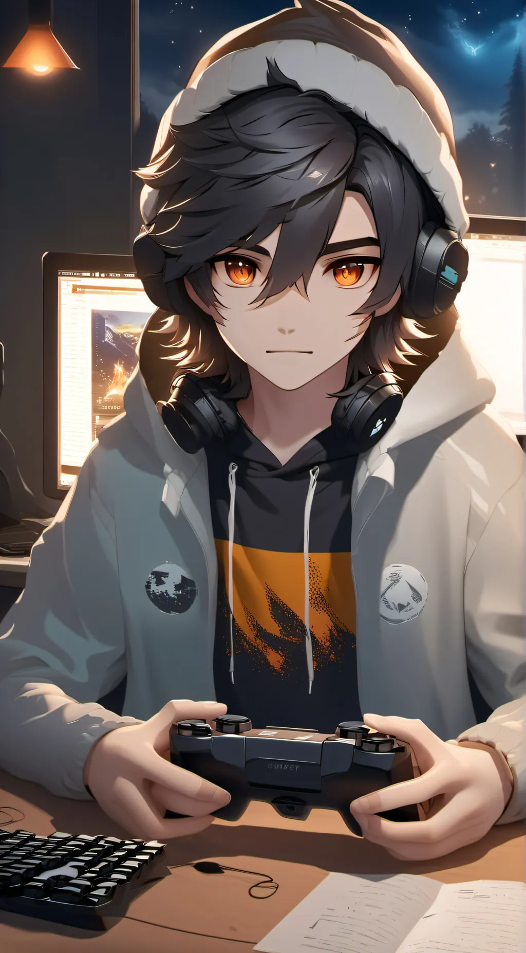 ai character: Aaron background