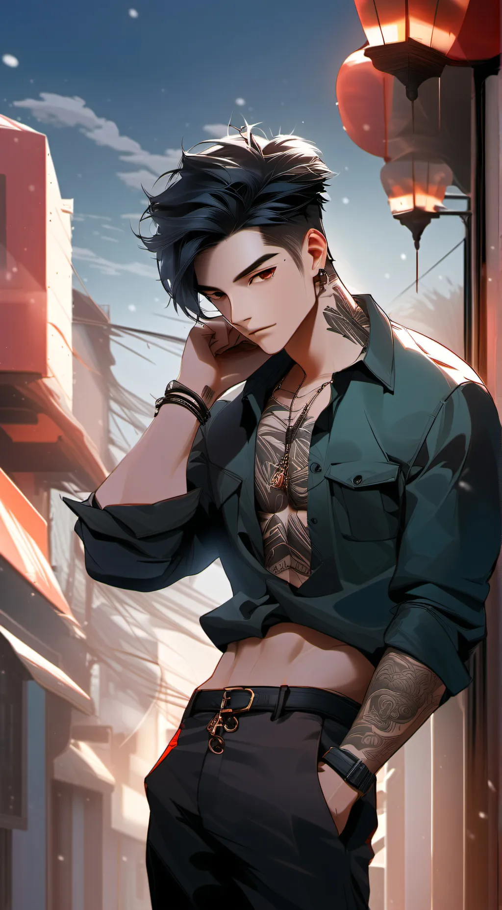 ai character: Jacob  background