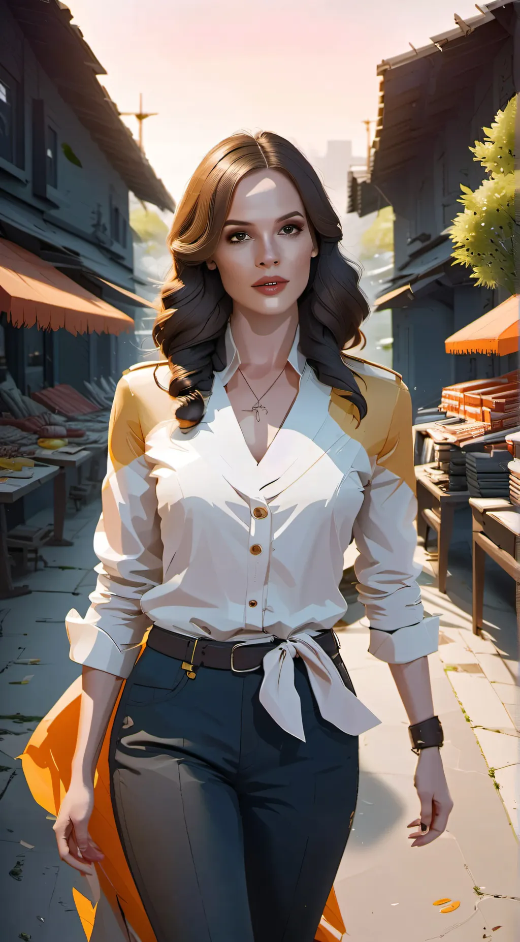 ai character: caitlin snow background