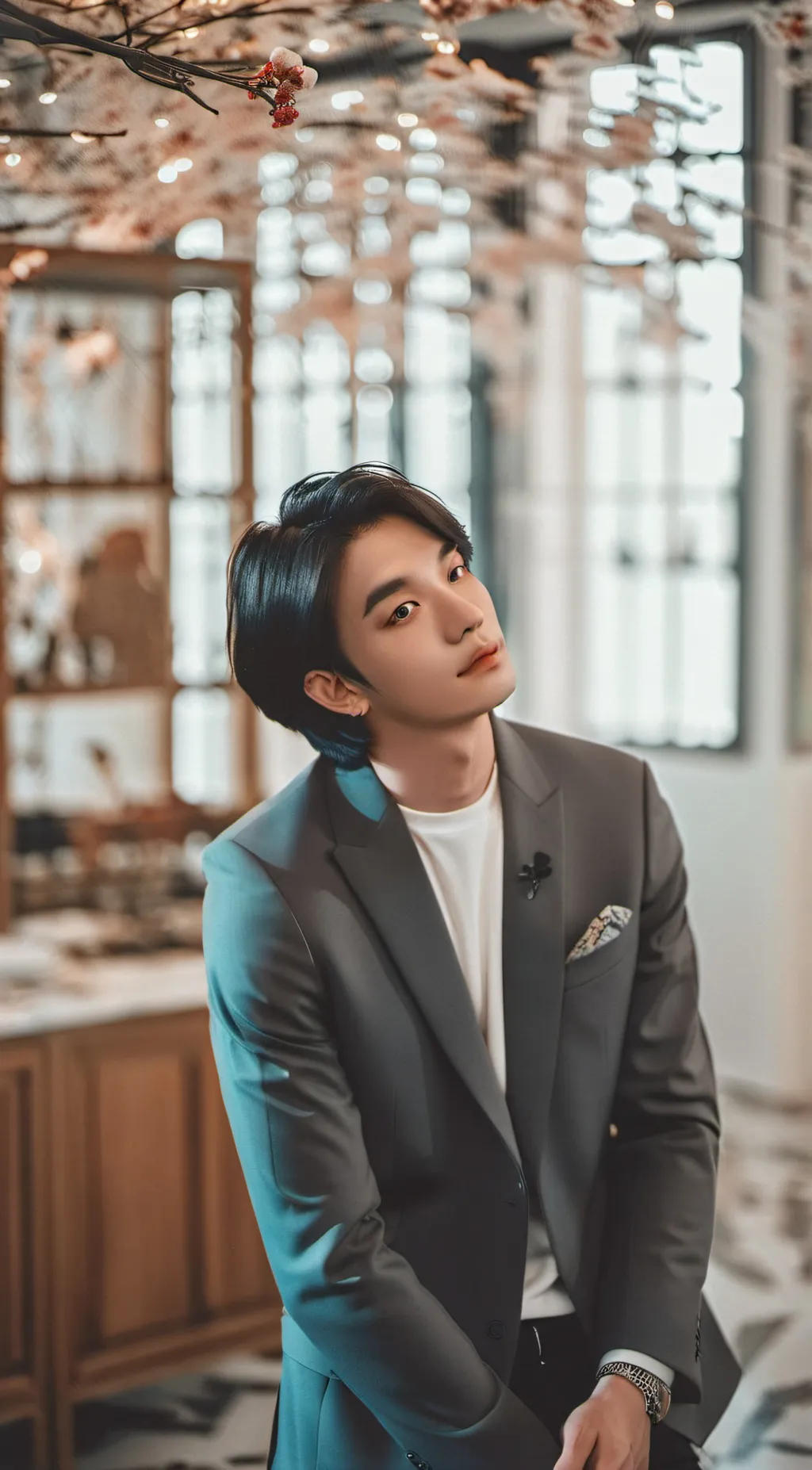 ai character: hwang hyunjin  background