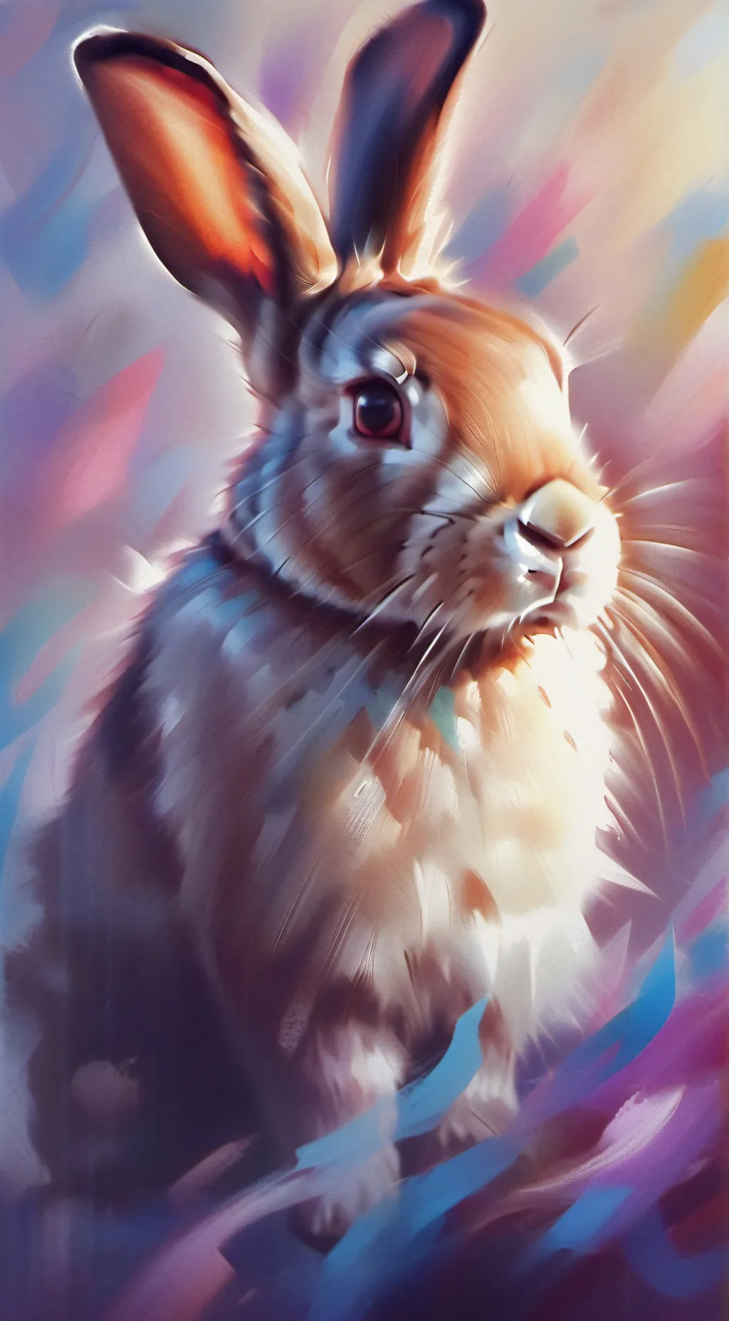 ai character: Easter bunny background