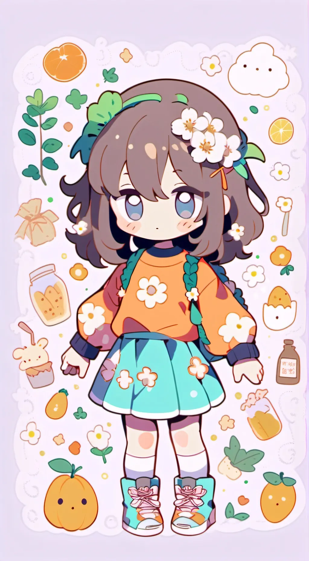ai character: Ellie Liew star  background