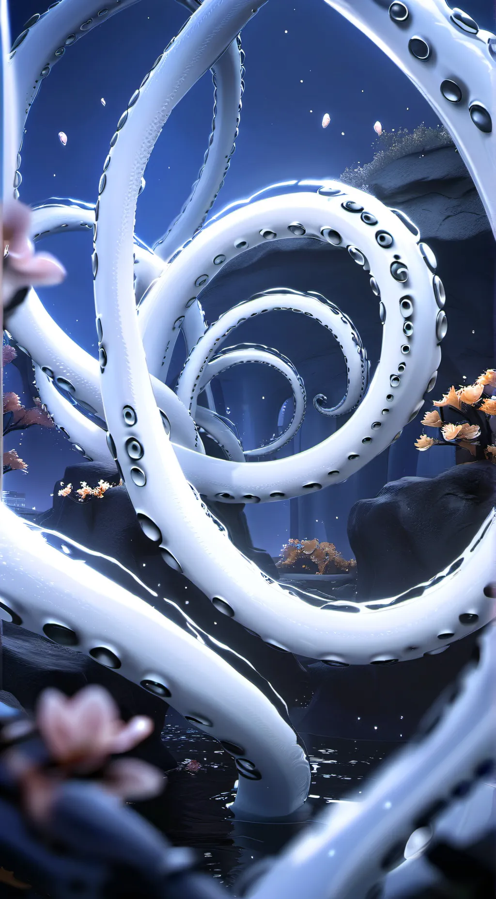 ai character: tentacles background