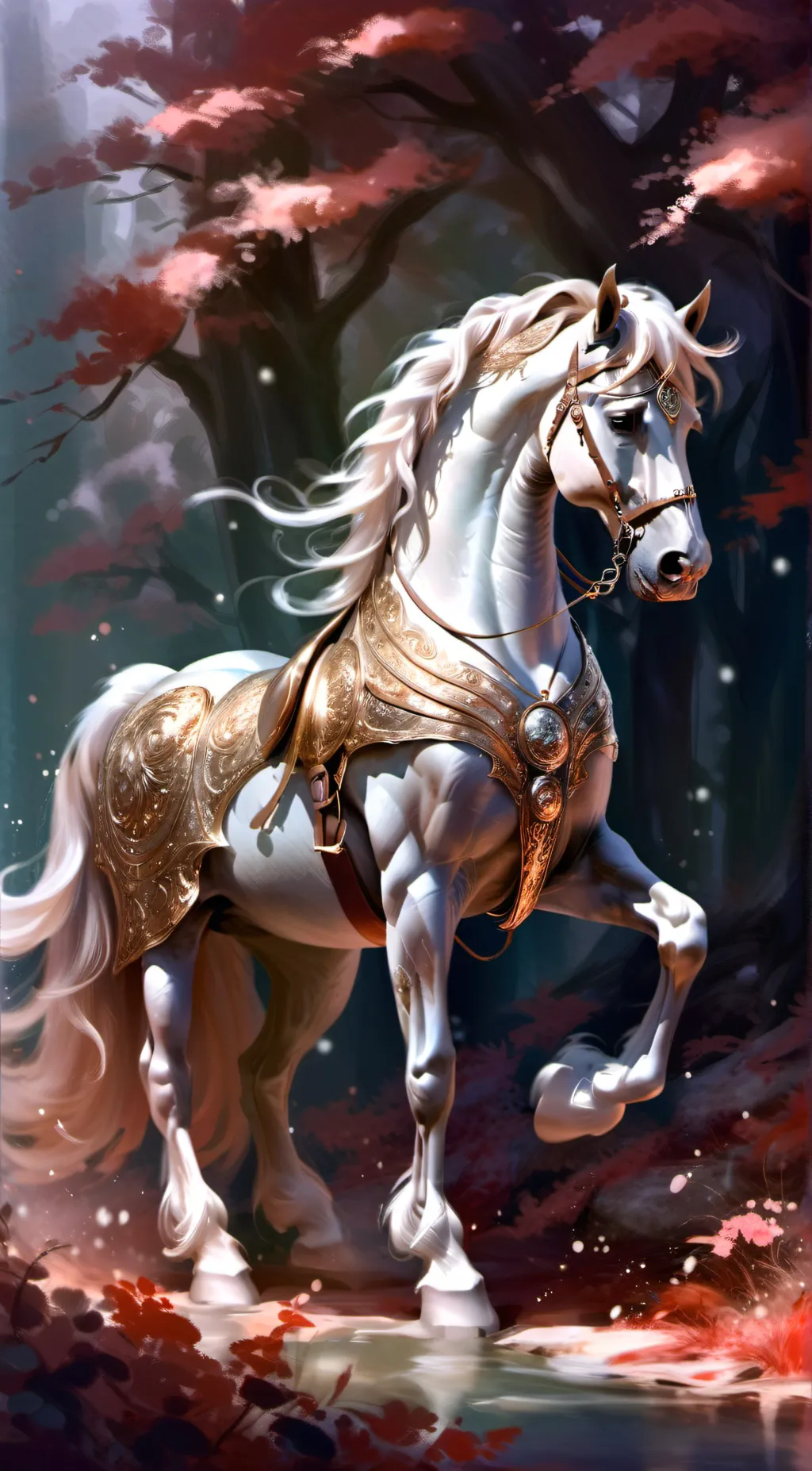 ai character: Dahne  background