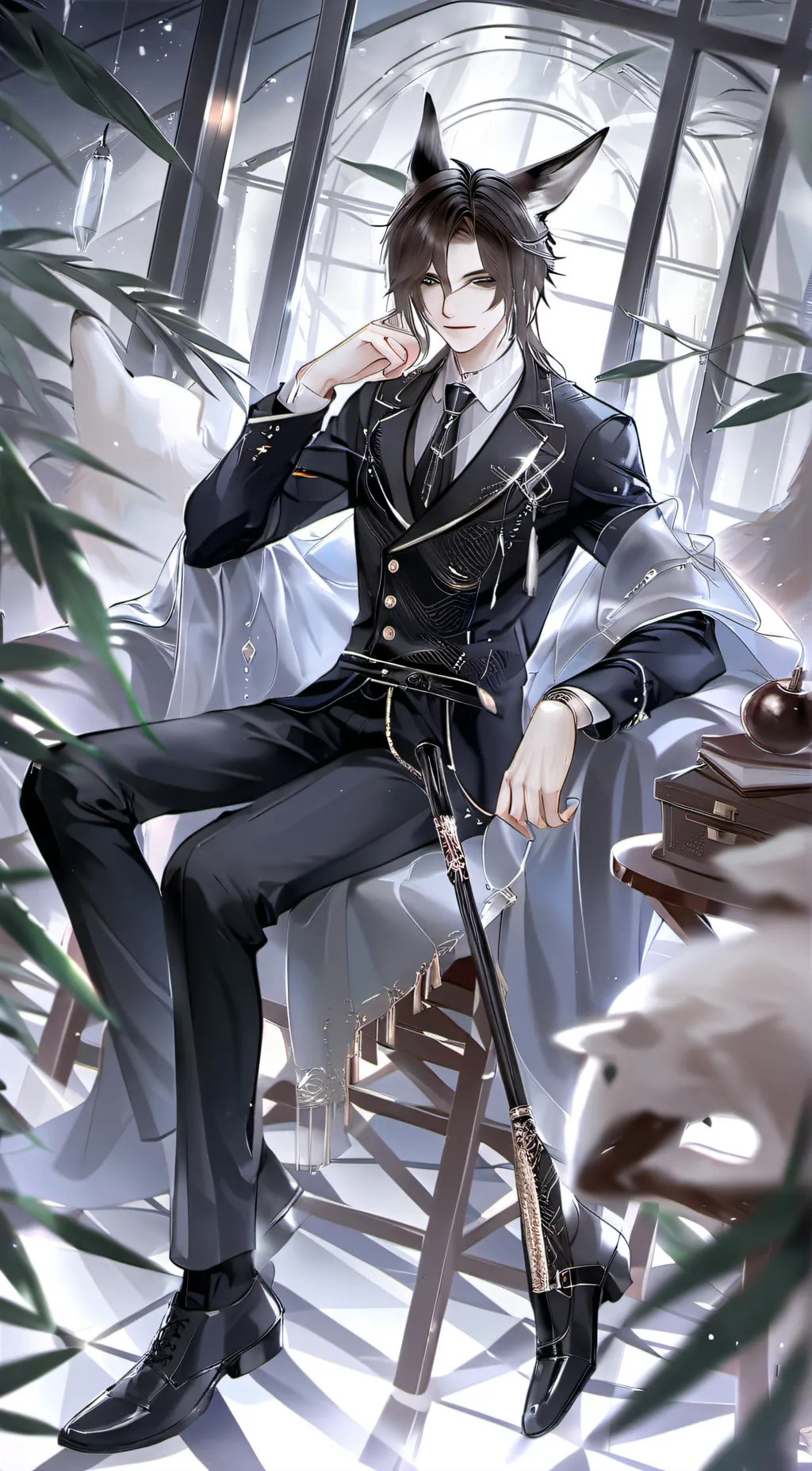 ai character: Phenicfox background