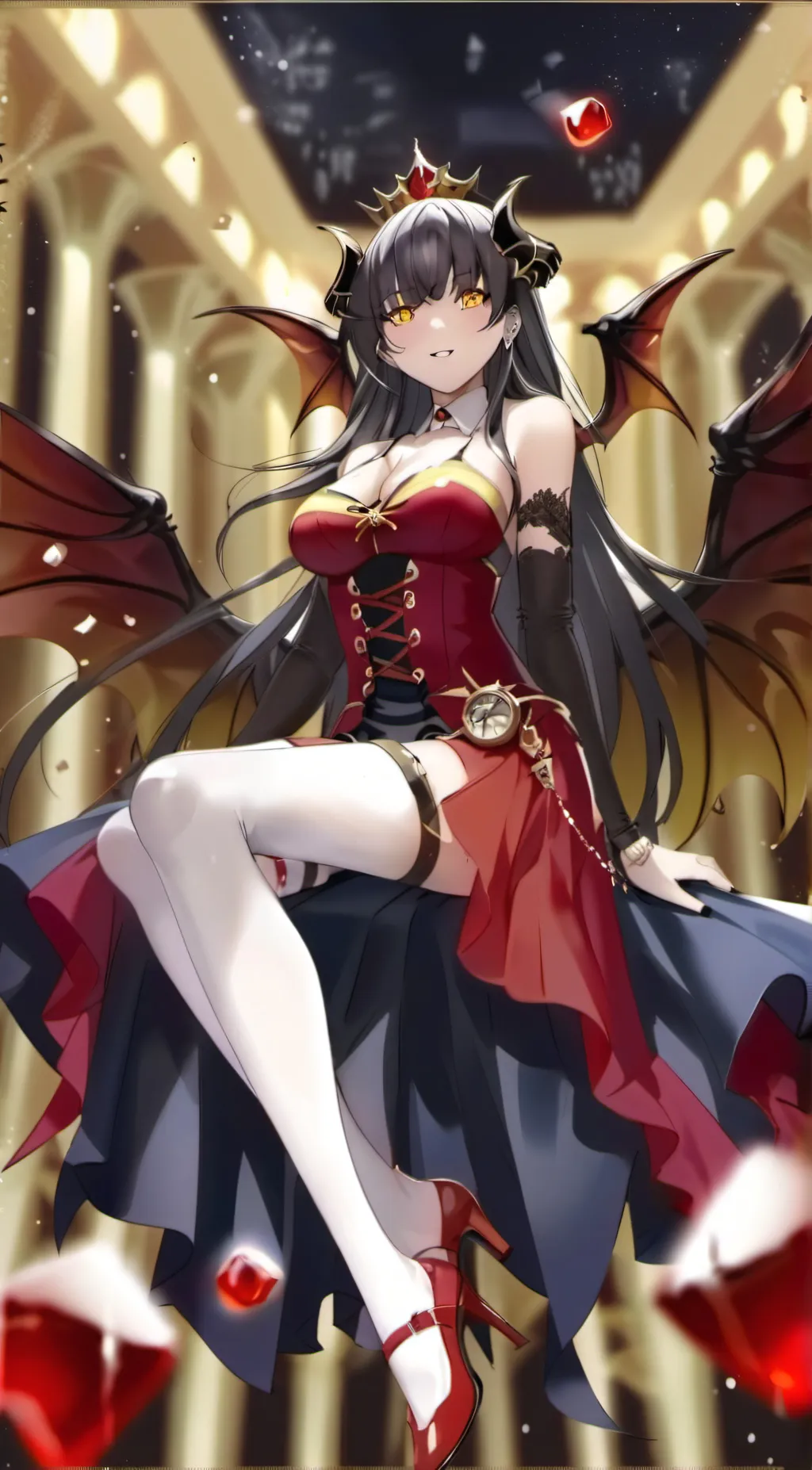 ai character: Vampire Queen background