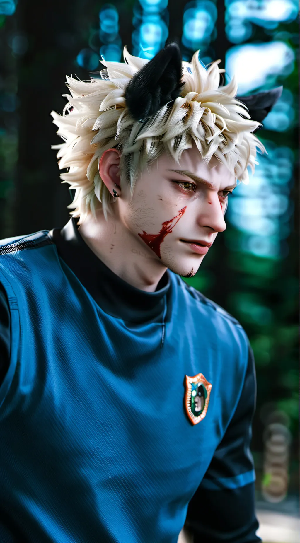 ai character: bakugo background