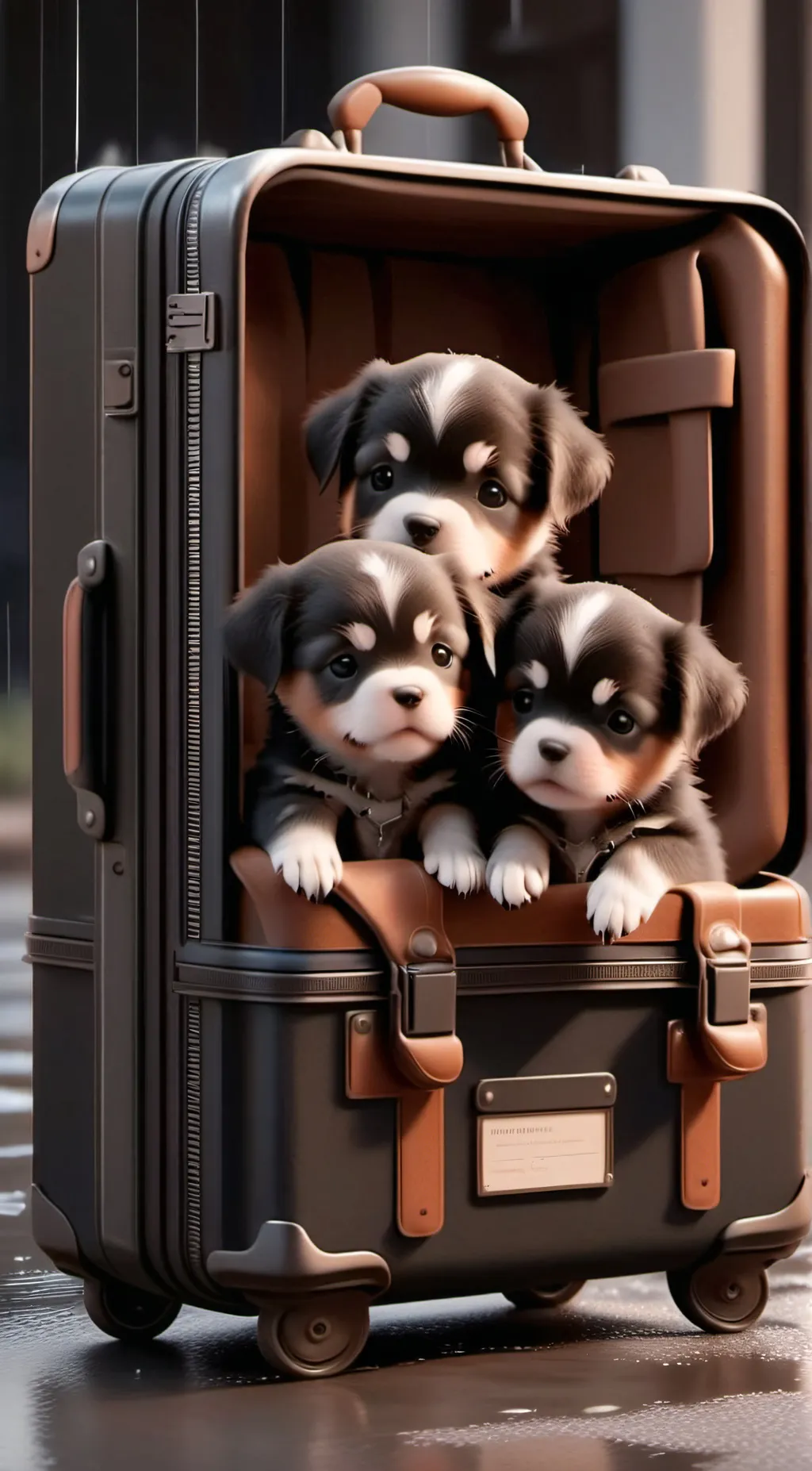 ai character: Sweetest Puppies  background