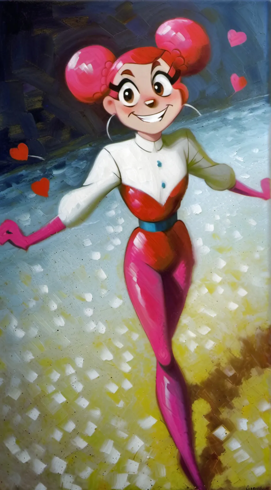 ai character: spinel background