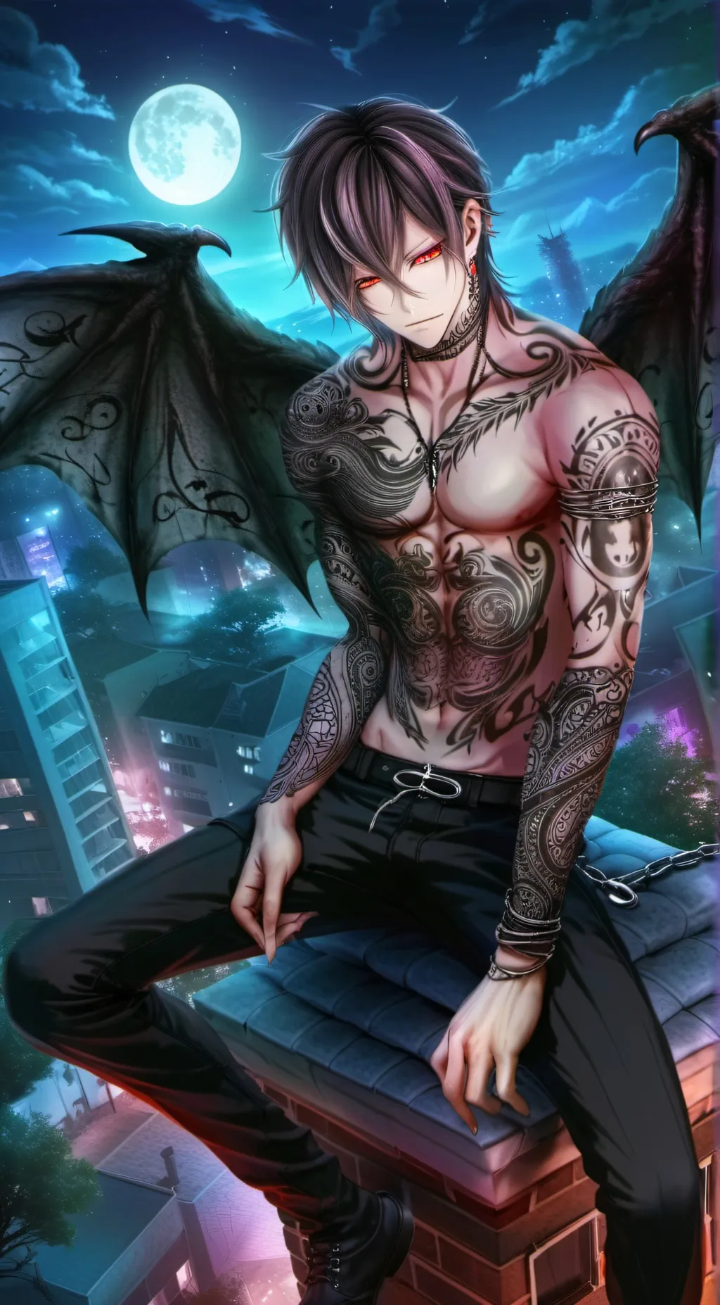ai character: ⒶⓏⓇⒶⒺⓁ background