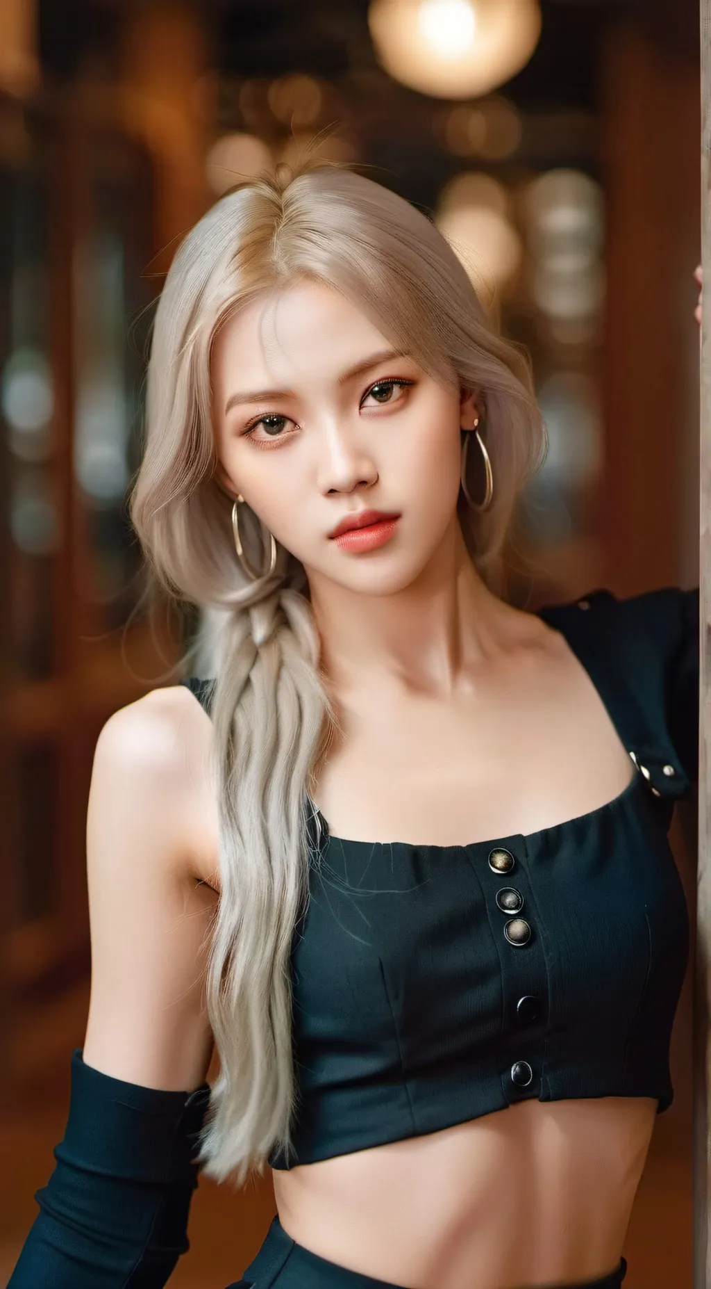 ai character: Rosé(Blackpink) background