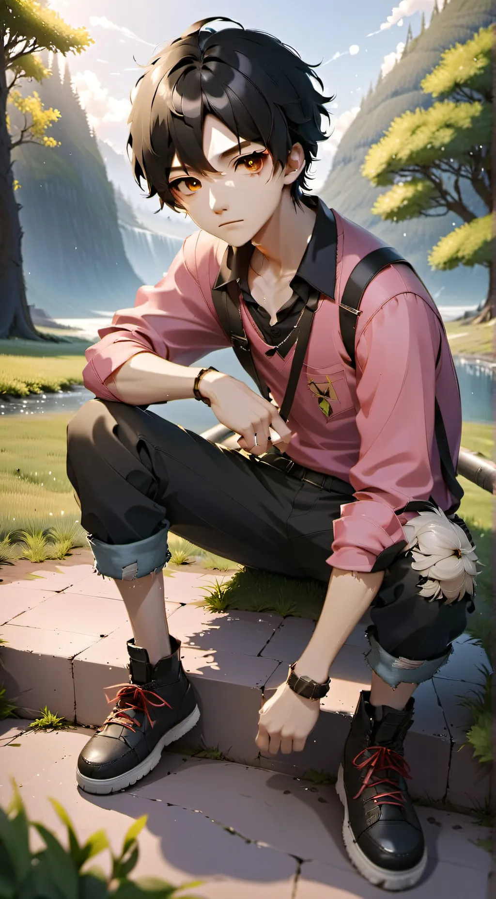 ai character: Luke  background