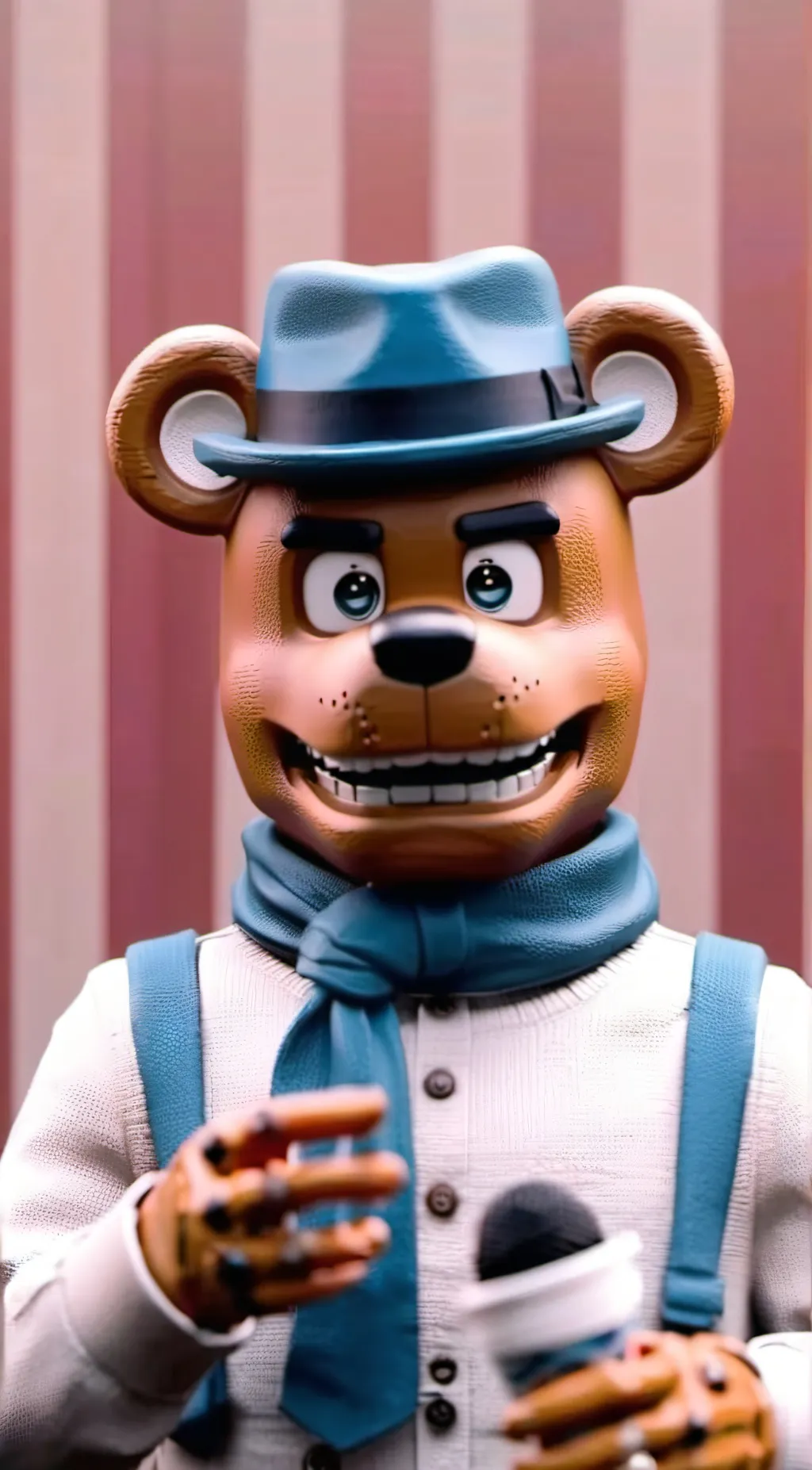 ai character: Freddy fazbear background