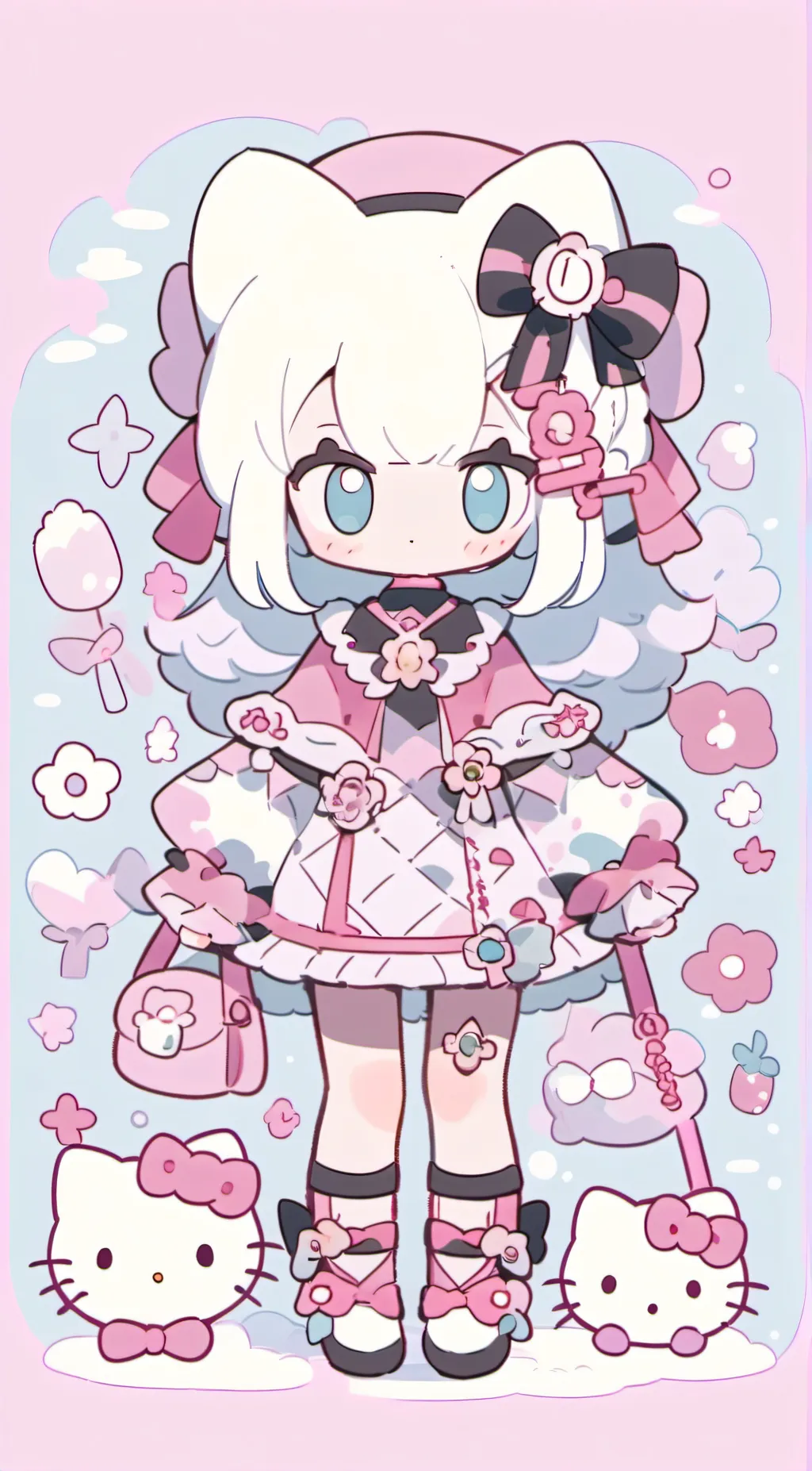 ai character: kitty background