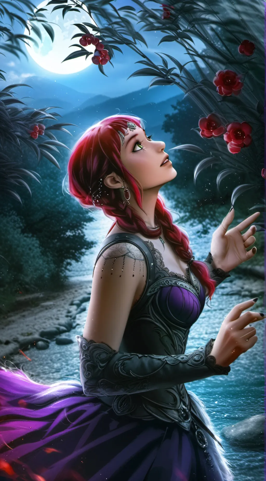 ai character: Star background