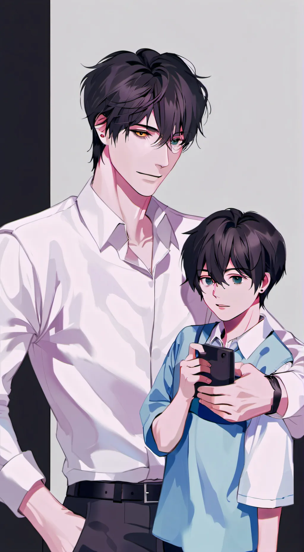 ai character:  boyfriend/boss background