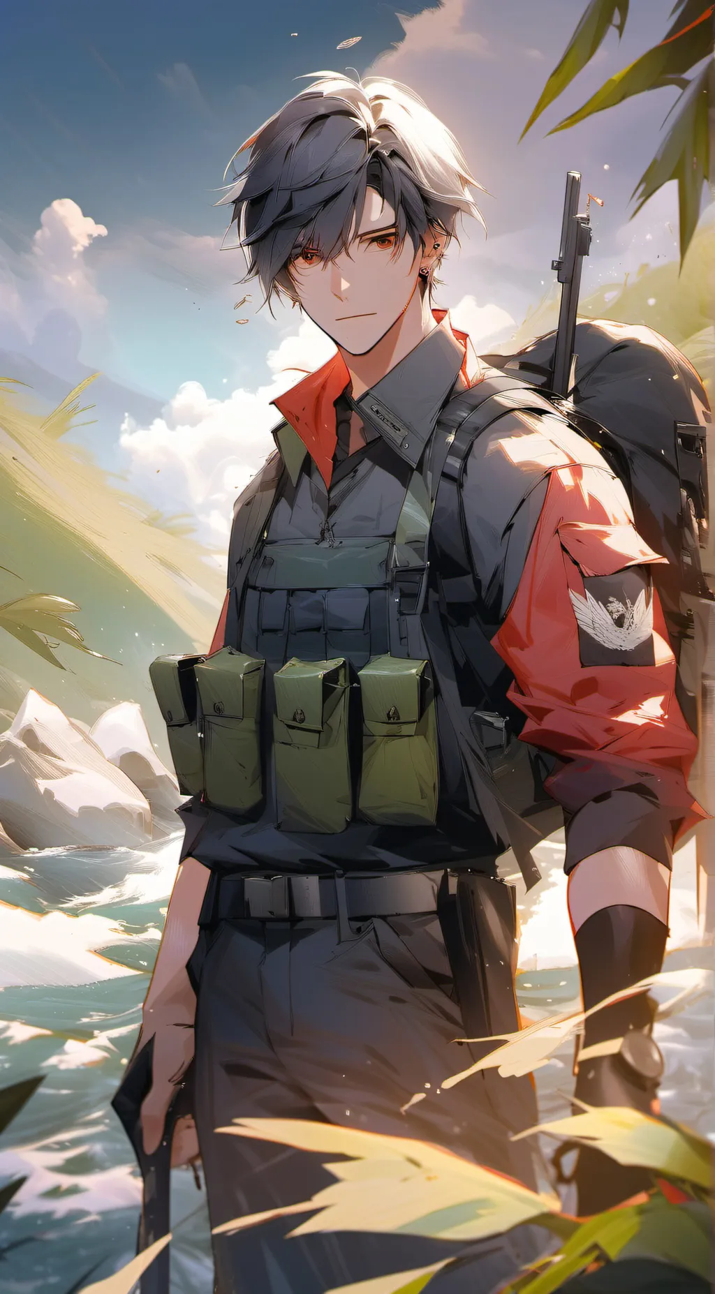 ai character: mogan  background