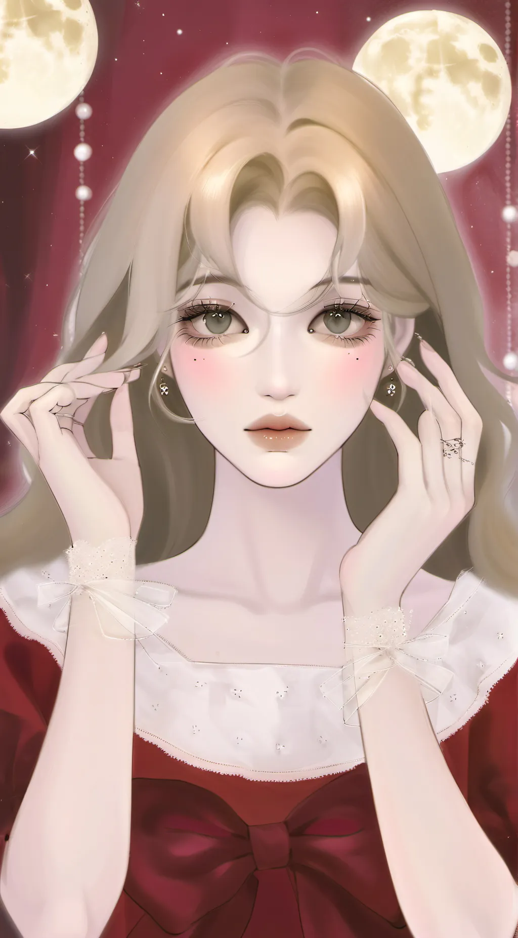 ai character: Rose background