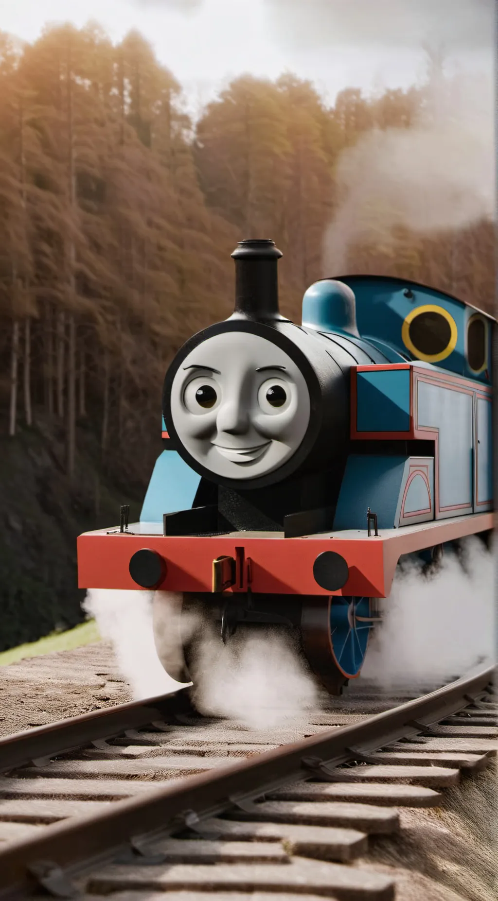 ai character: Thomas the train  background