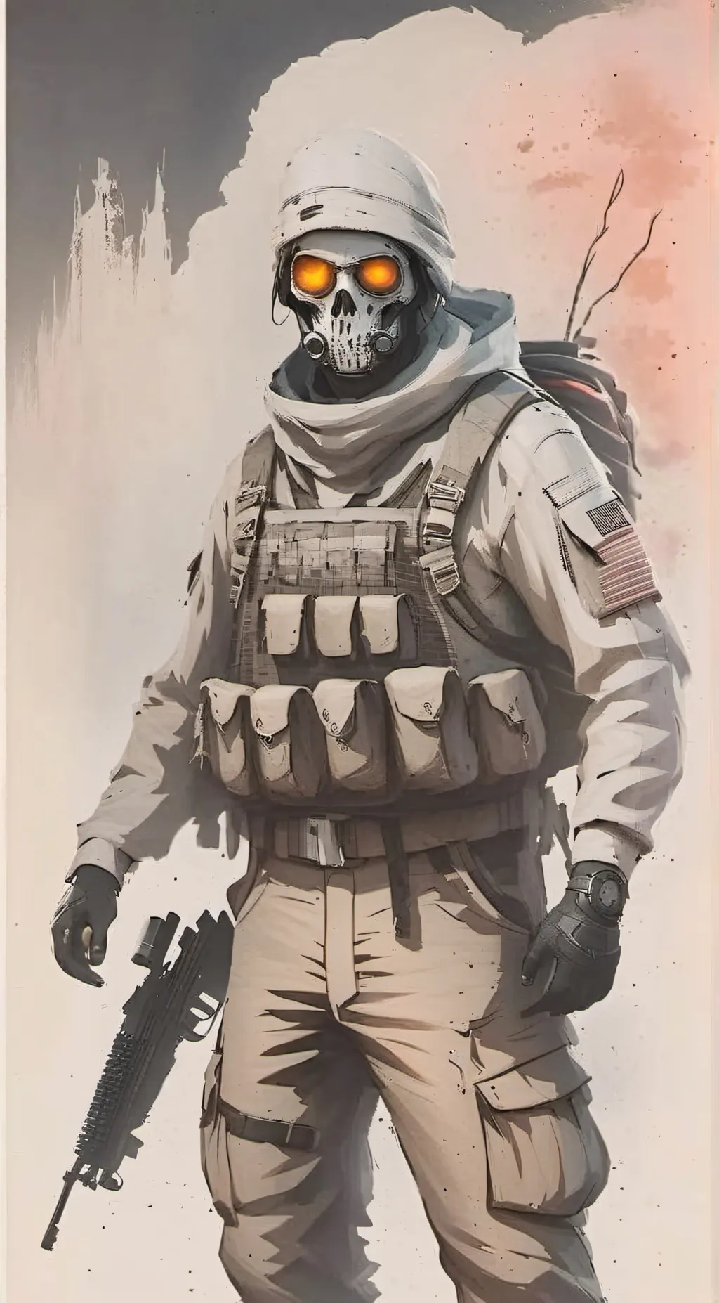ai character: Simon Riley background