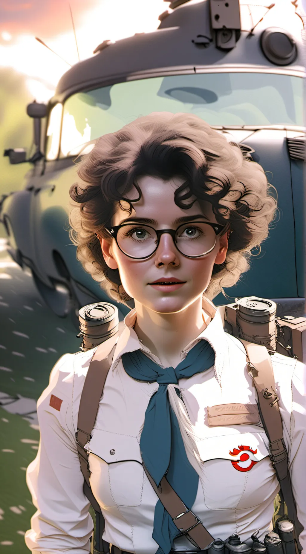 ai character: Phoebe Spengler  background