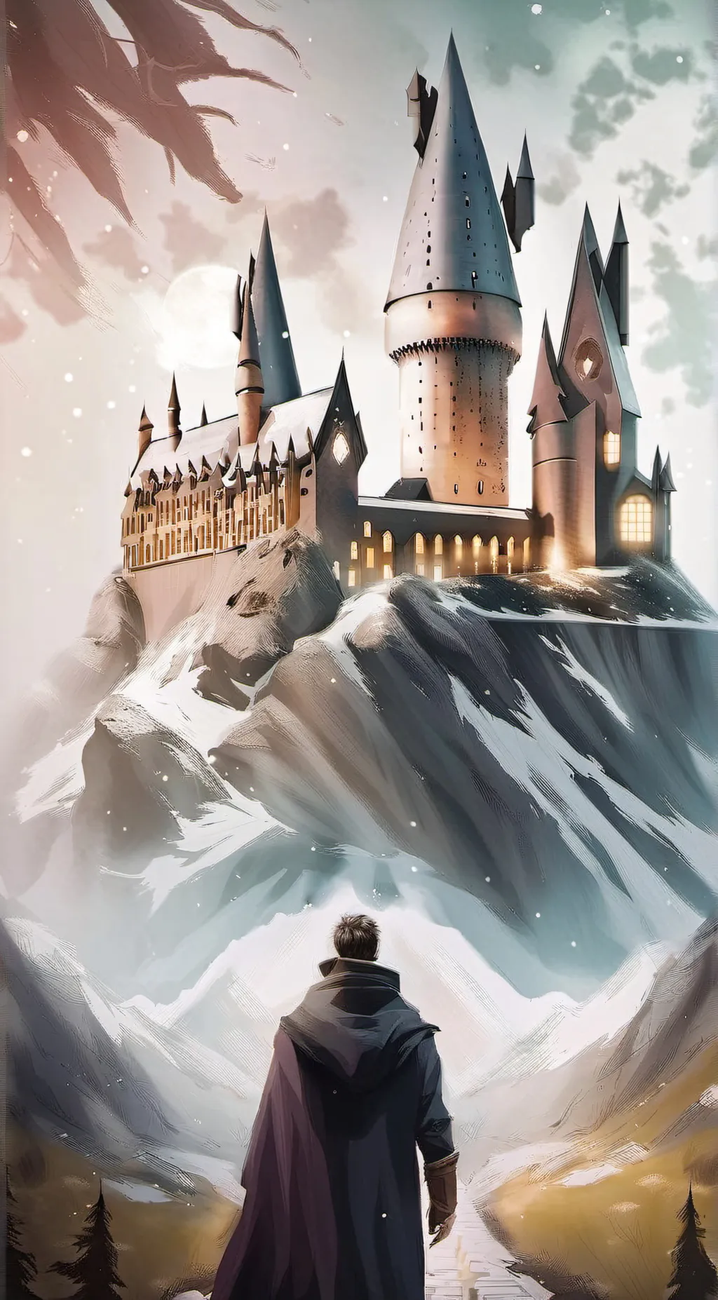 ai character: Hogwarts background