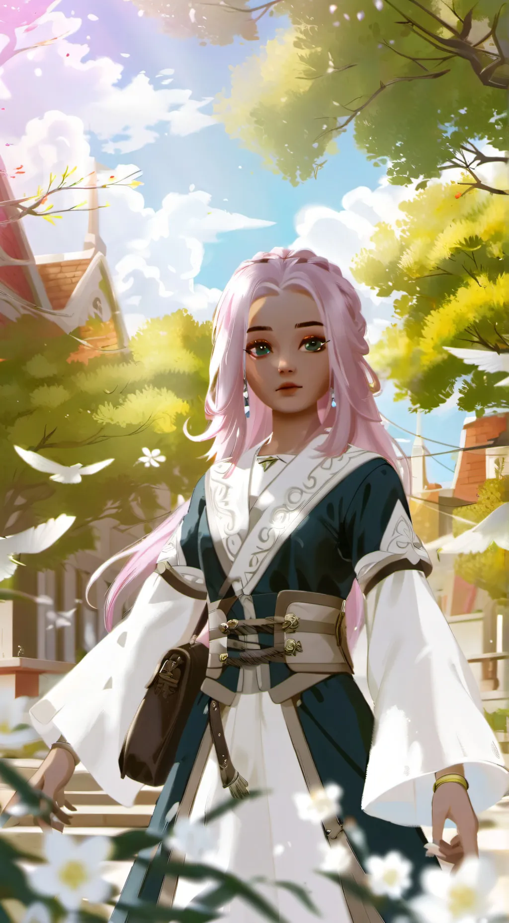 ai character: Emilia background