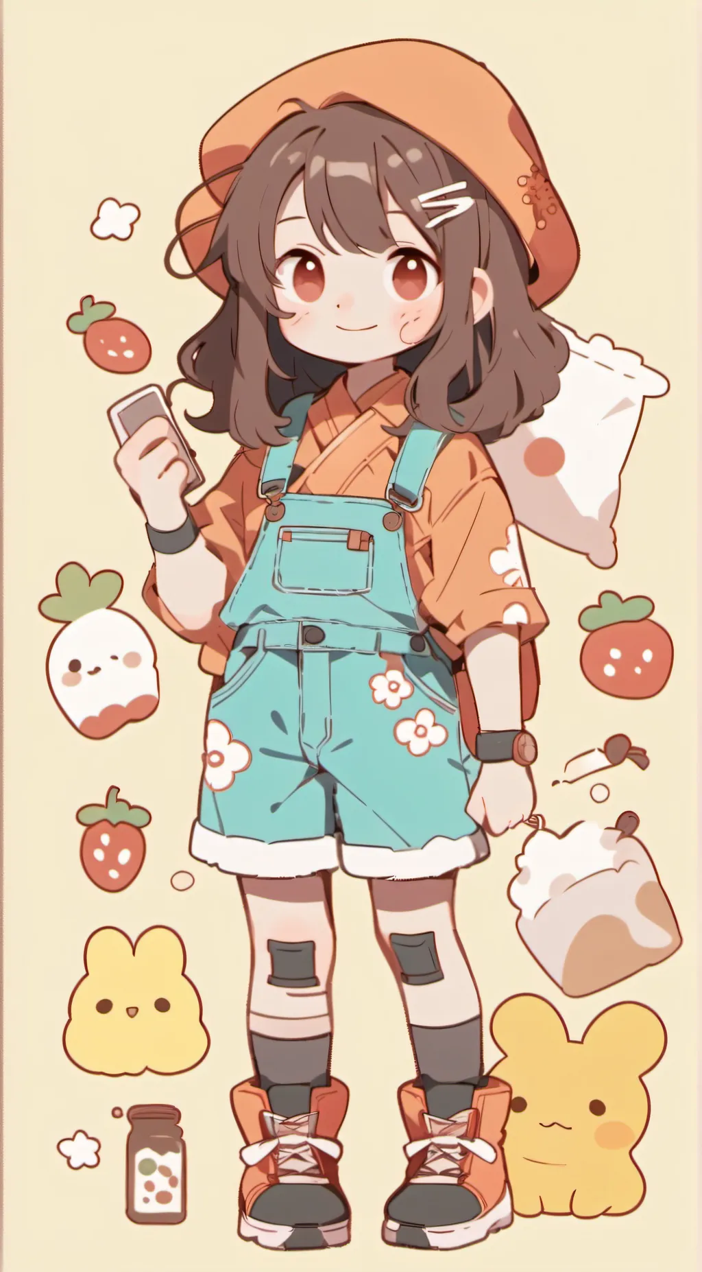 ai character: Evelyn ★  =D background