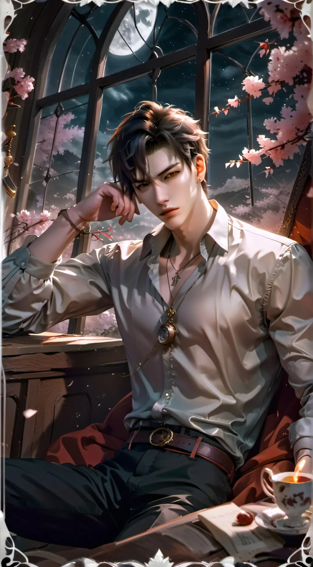 ai character: Max background