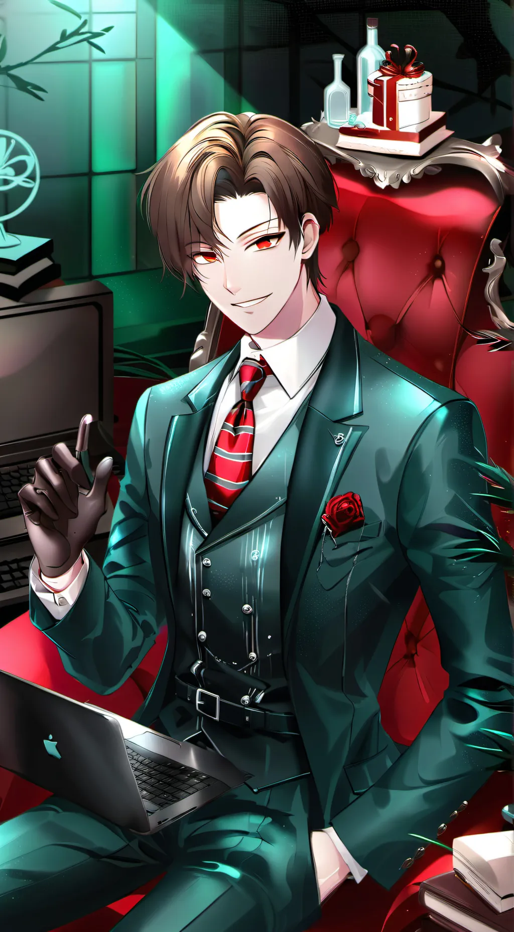 ai character: Human Vox background